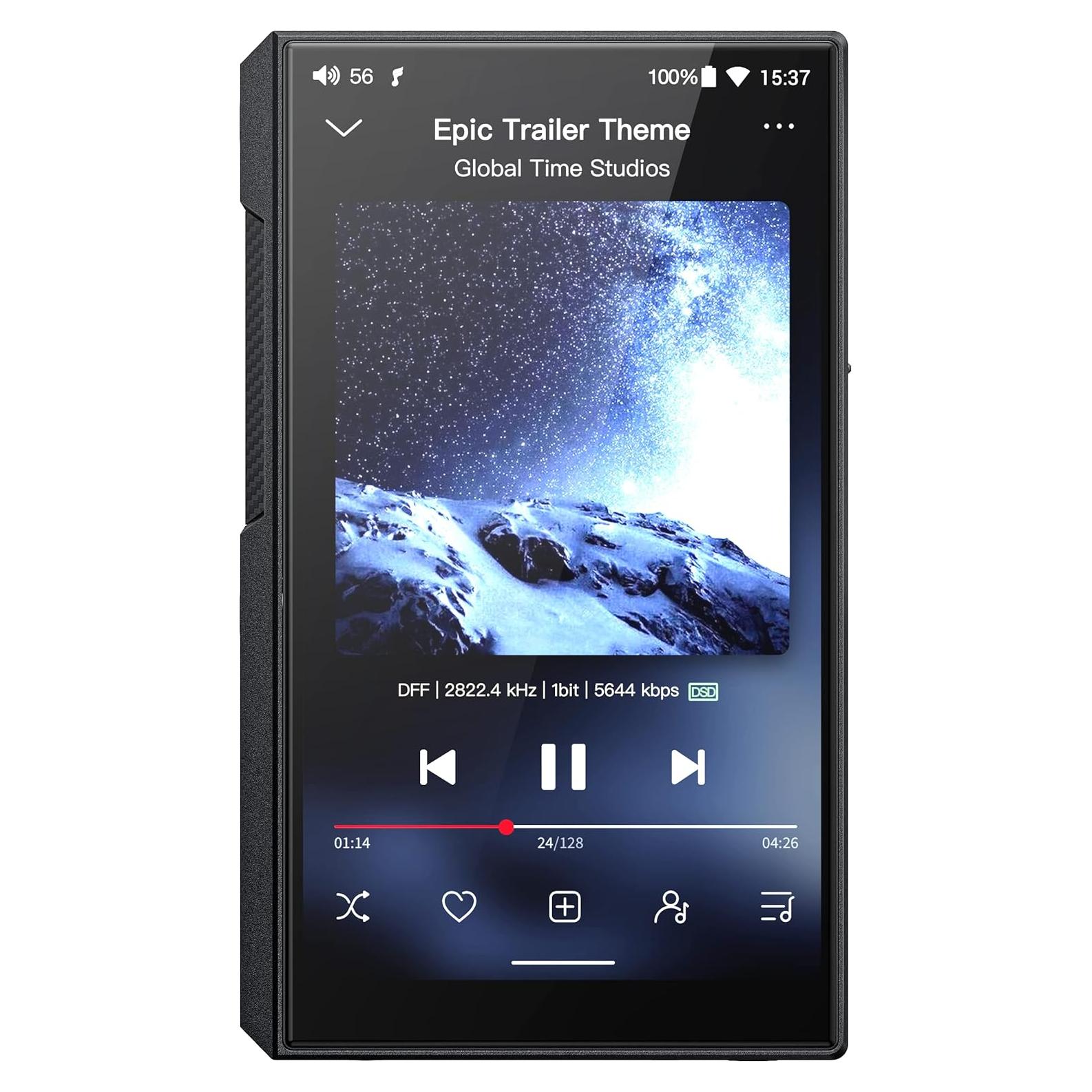 Reproductor de Música FiiO M11S Hi-Res Android 10 5" Negro
