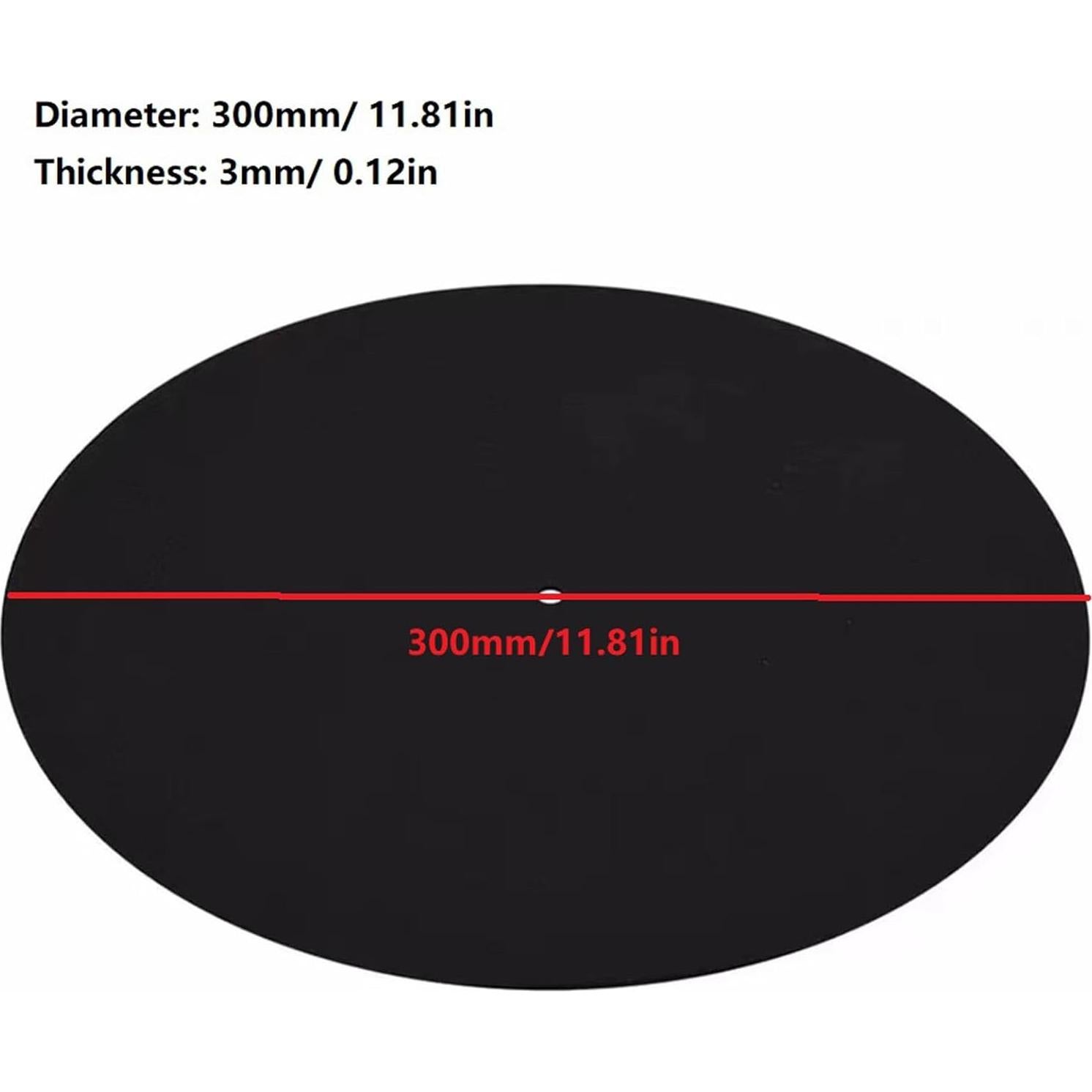 Alfombrilla Antideslizante para Tocadiscos ADMGLA 30x30cm