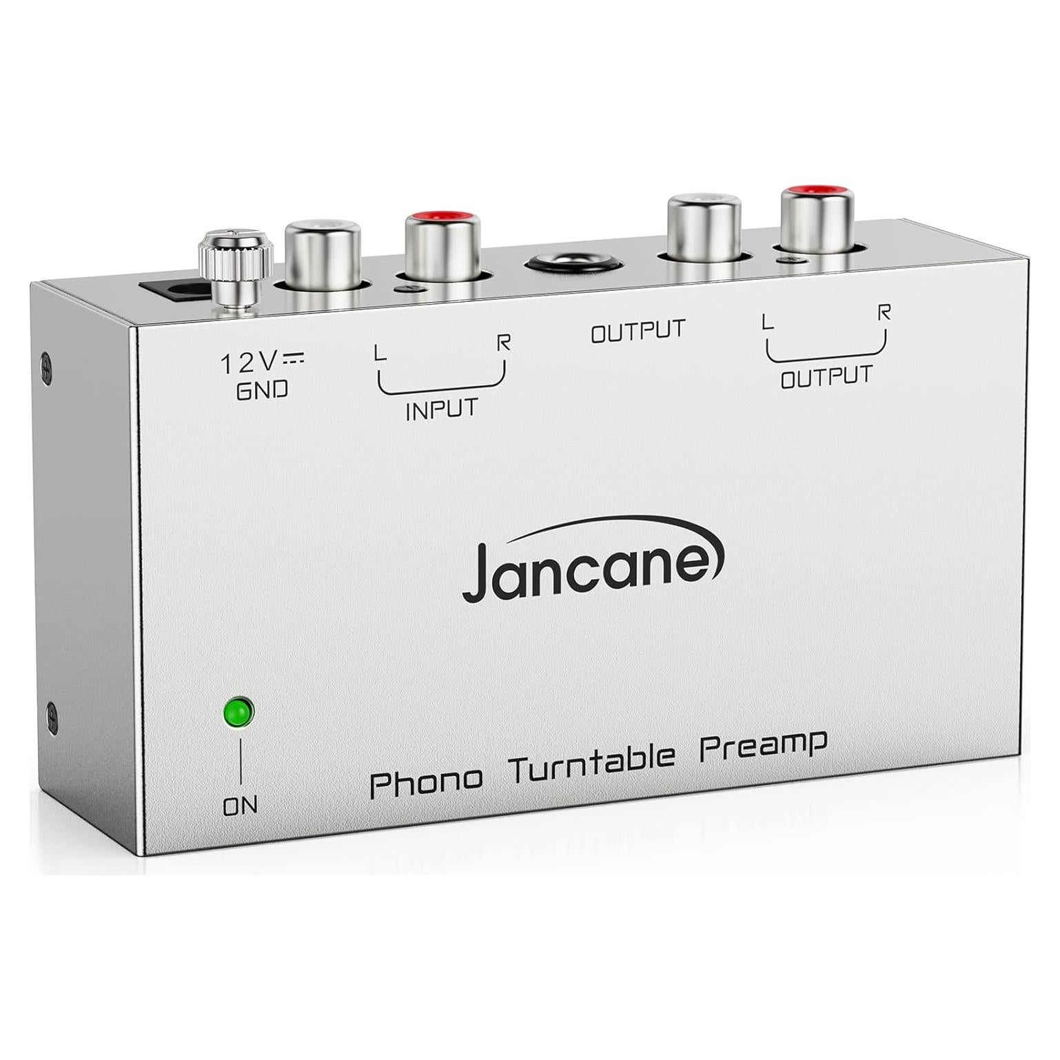 Preamp de Phono Jancane AU221-DE para Turntable RCA