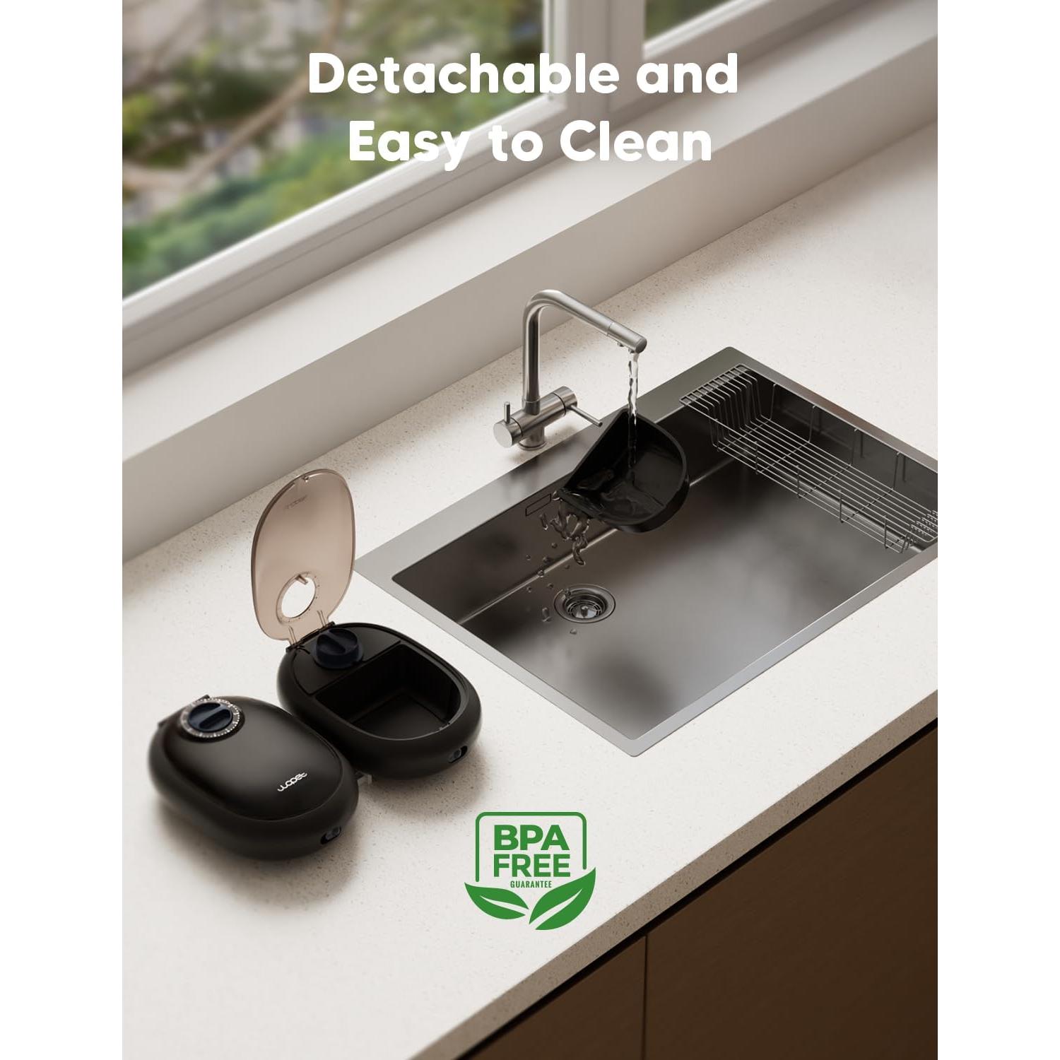 Dispensador Automático de Comida WOPET para Gatos y Perros 1.5 tazas