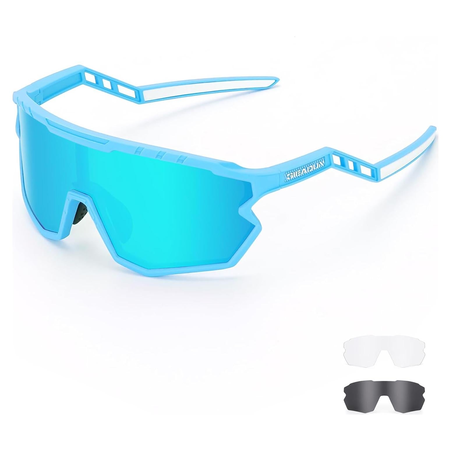 Gafas de sol deportivas GIEADUN con 3 lentes intercambiables