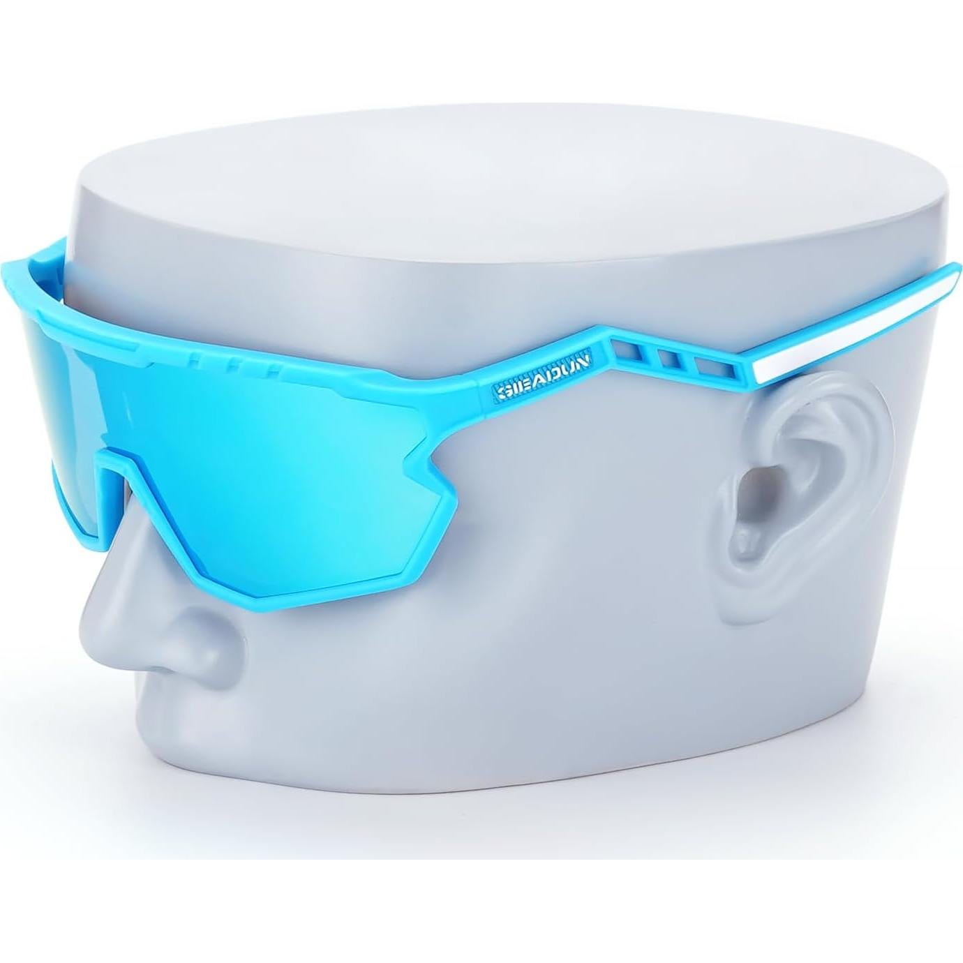 Gafas de sol deportivas GIEADUN con 3 lentes intercambiables