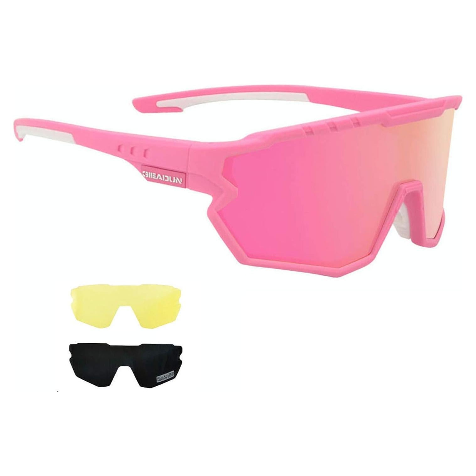Gafas de sol deportivas GIEADUN con 3 lentes intercambiables