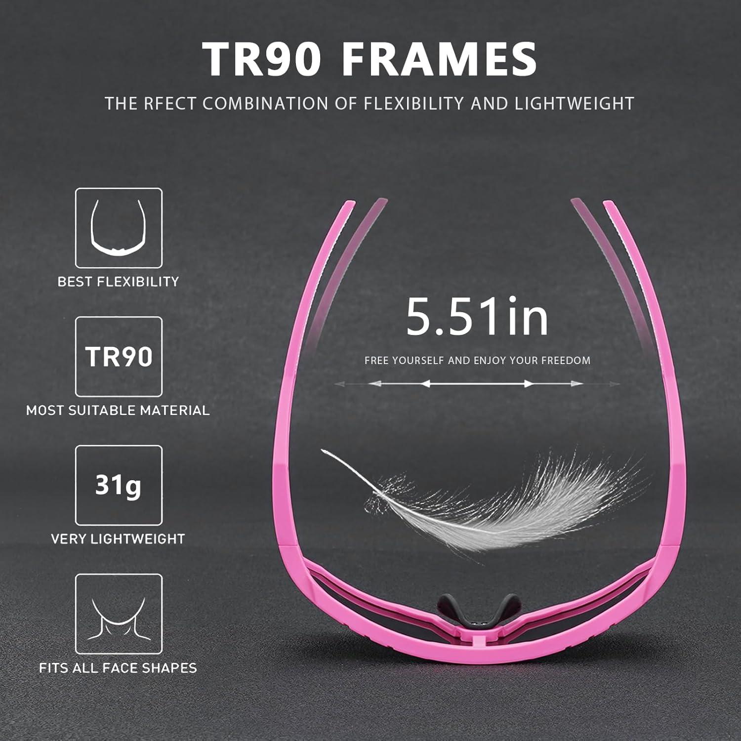 Gafas de sol deportivas GIEADUN con 3 lentes intercambiables