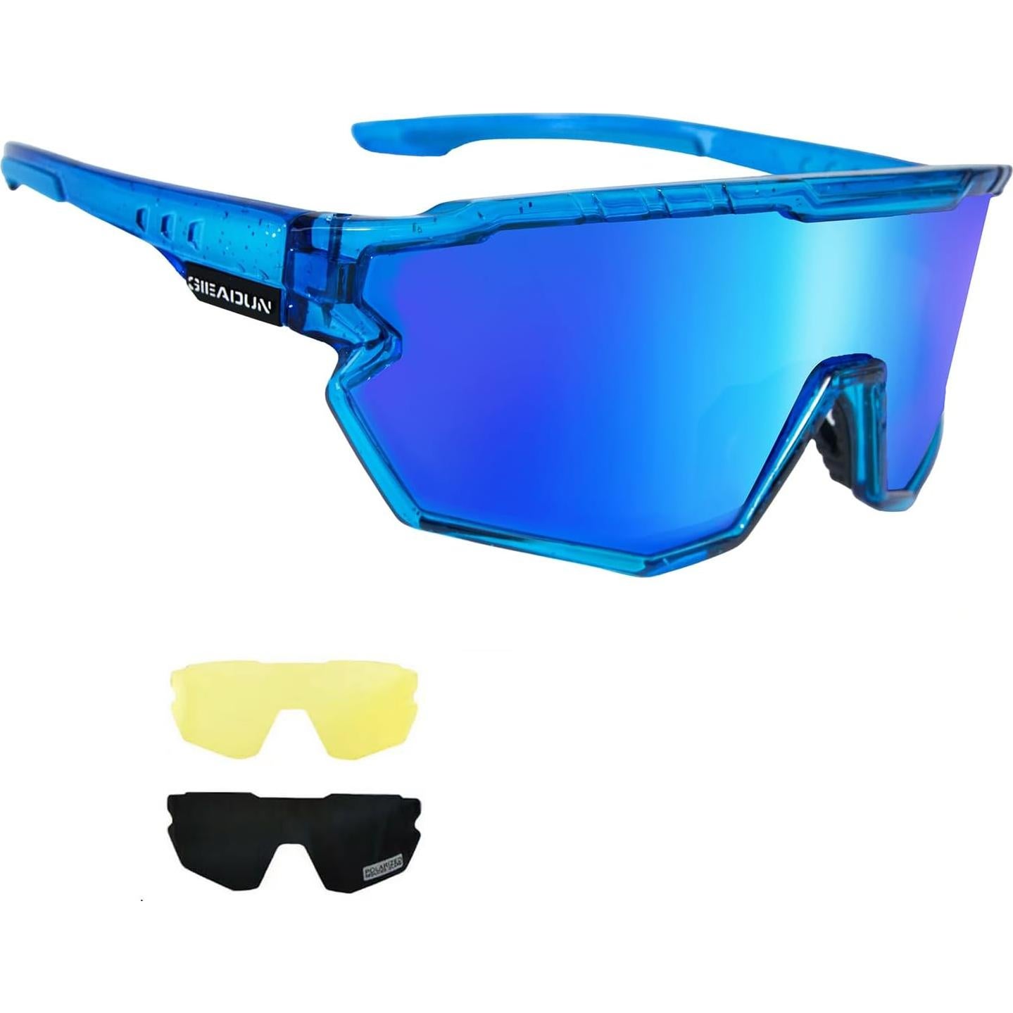 Gafas de sol deportivas GIEADUN con 3 lentes intercambiables