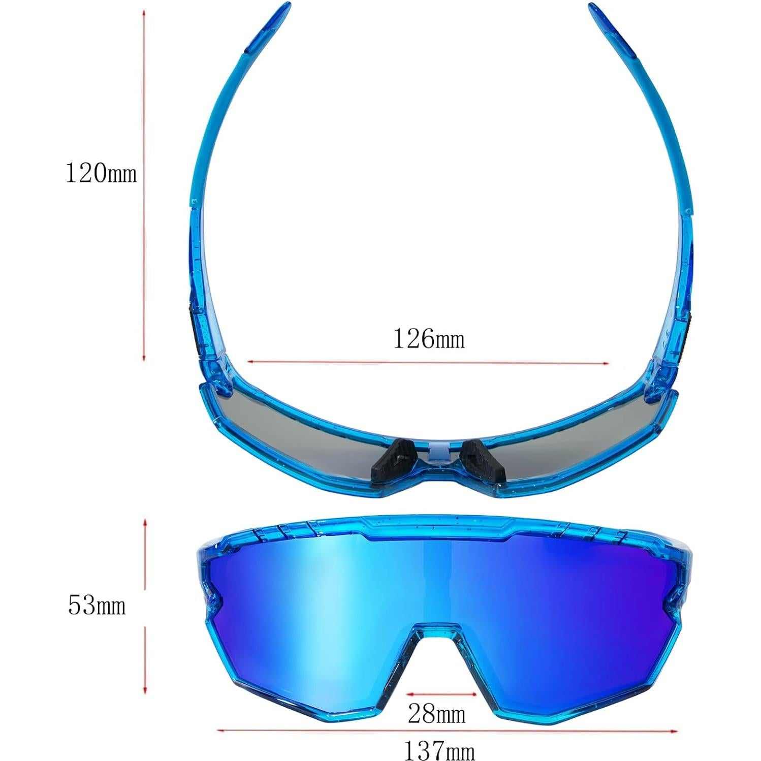 Gafas de sol deportivas GIEADUN con 3 lentes intercambiables