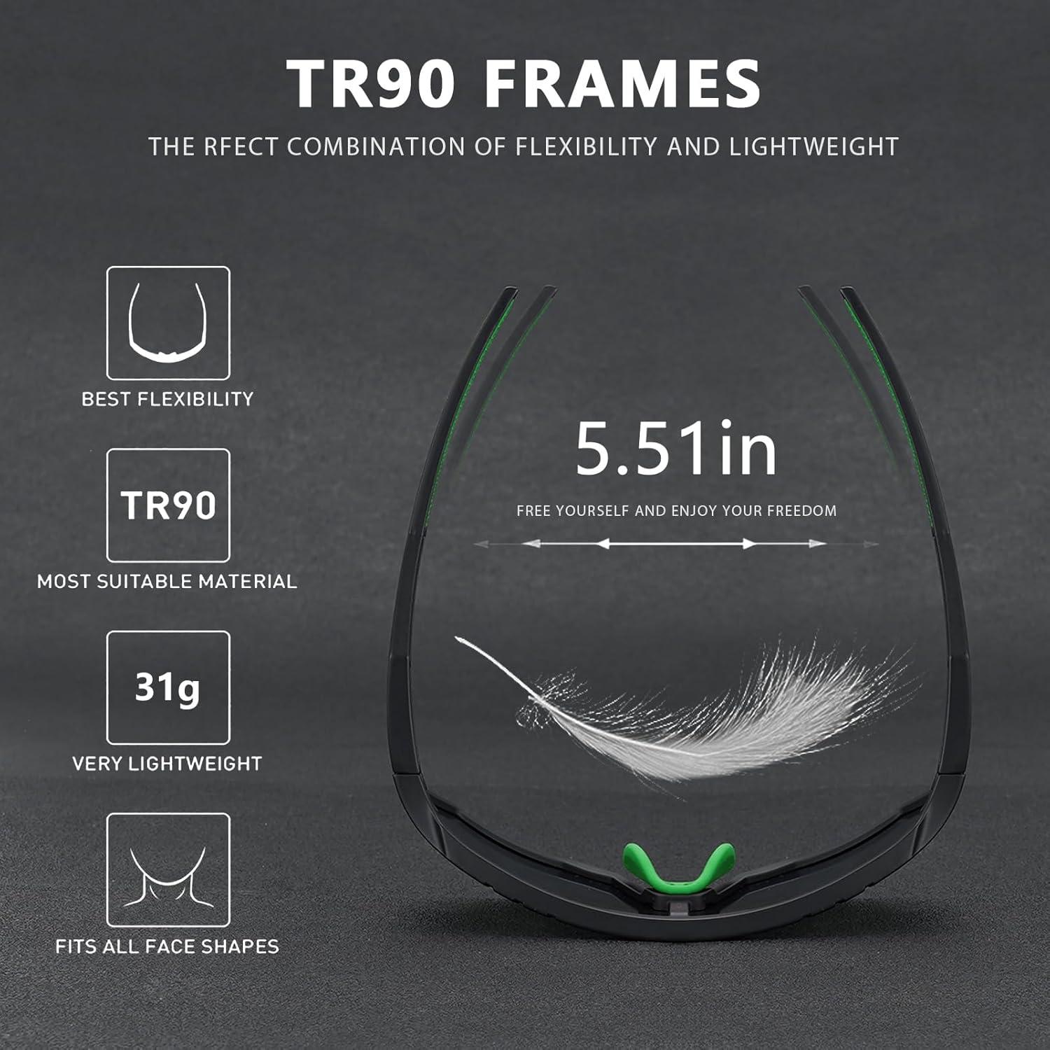 Gafas de sol deportivas GIEADUN con 3 lentes intercambiables