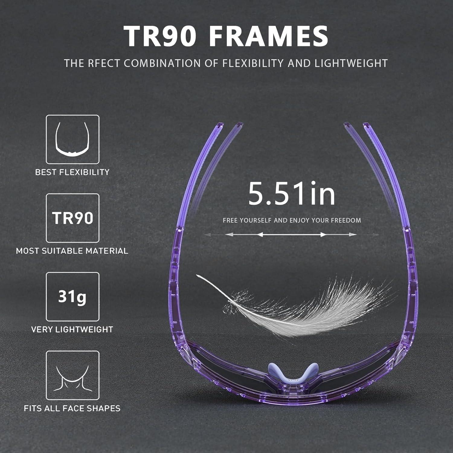 Gafas de sol deportivas GIEADUN con 3 lentes intercambiables