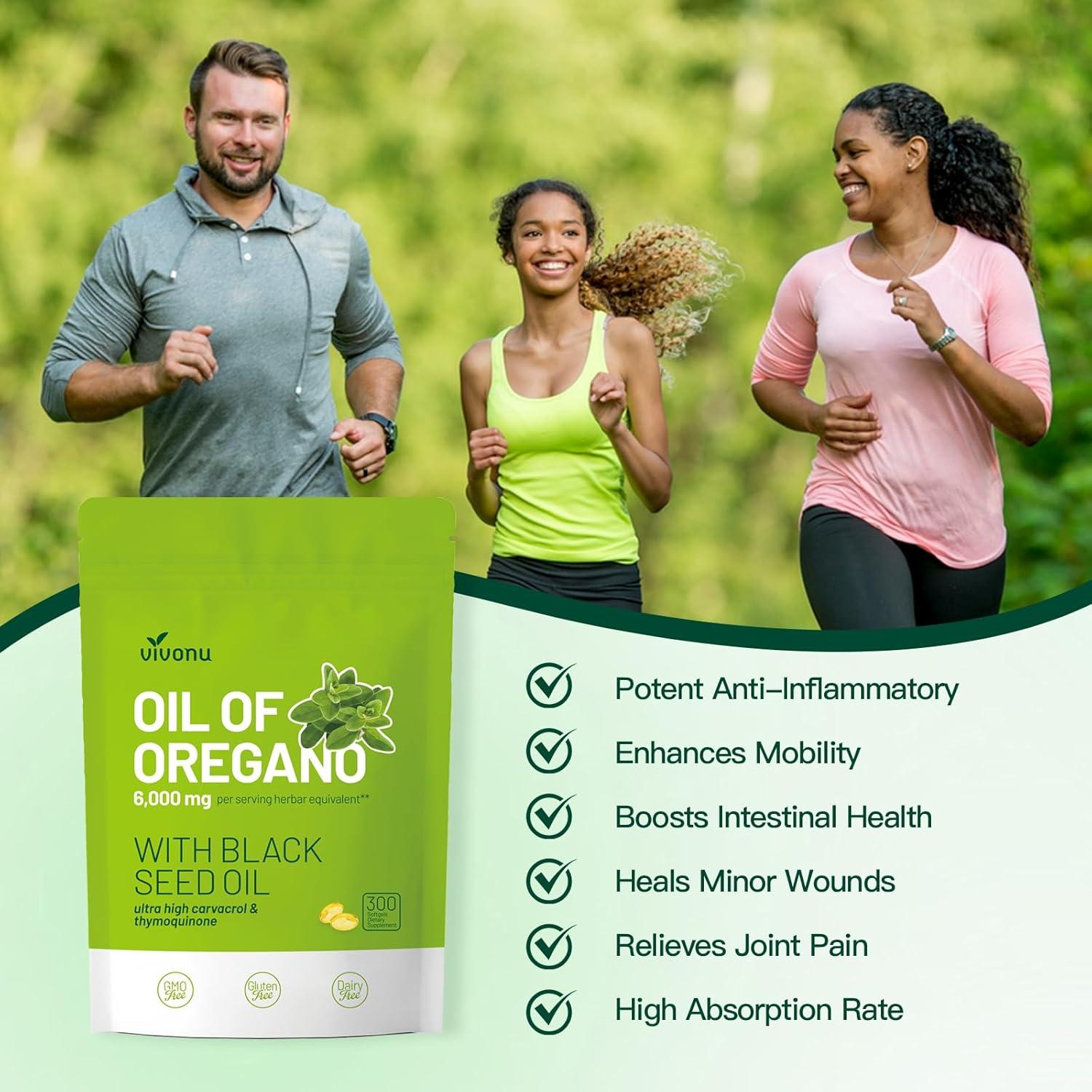 Cápsulas de Aceite de Orégano Orgánico VivoNu 300 Pcs