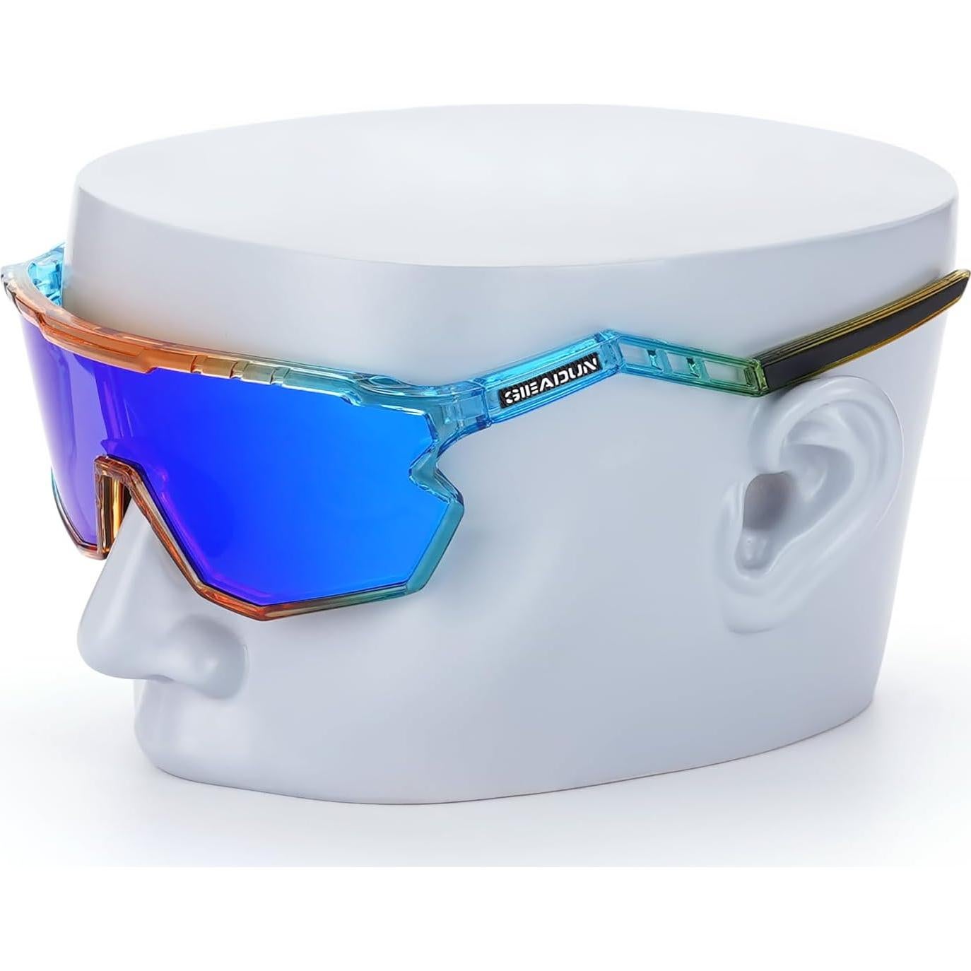 Gafas de sol deportivas GIEADUN con 3 lentes intercambiables