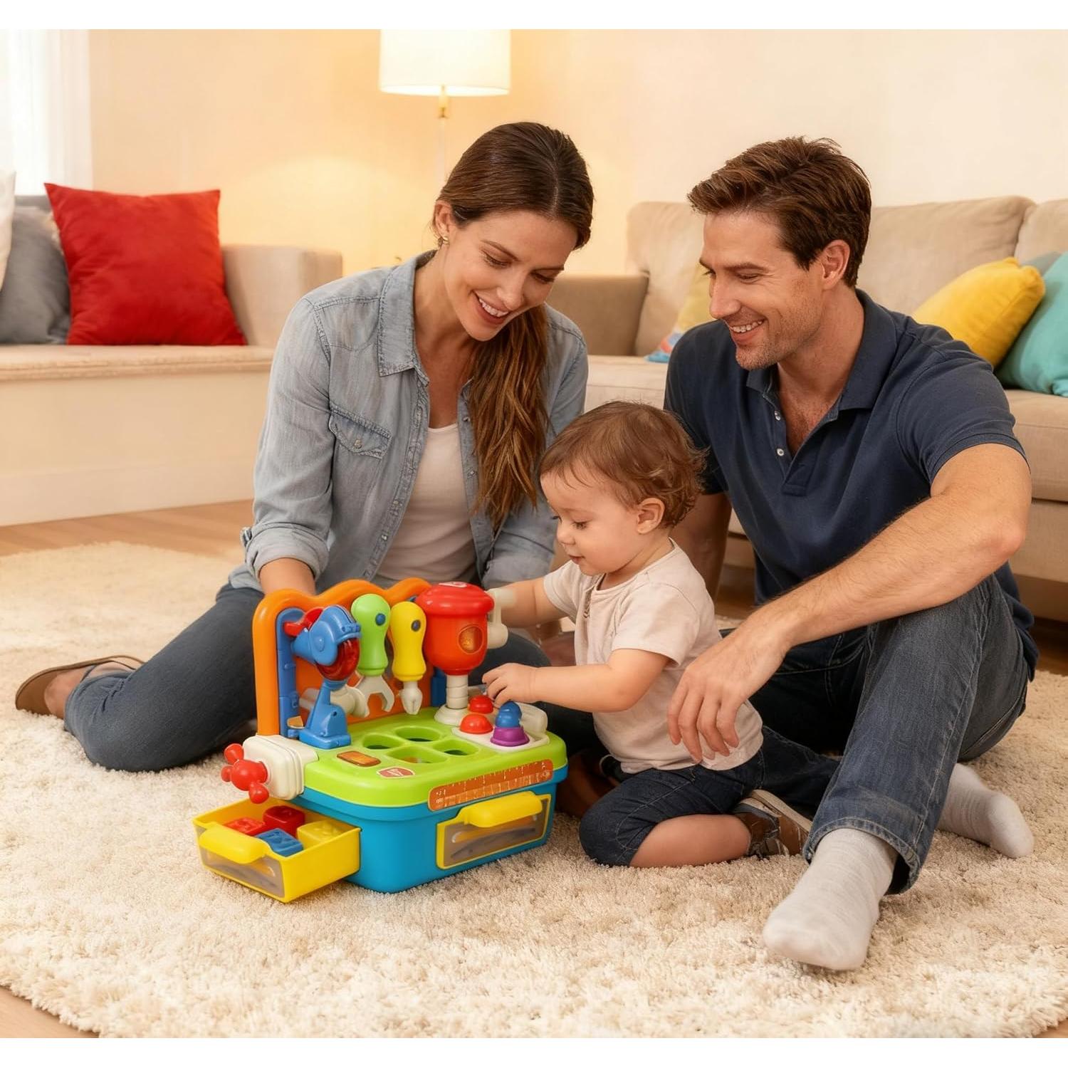 Juego de Herramientas para Niños Cinne con Luz y Sonido