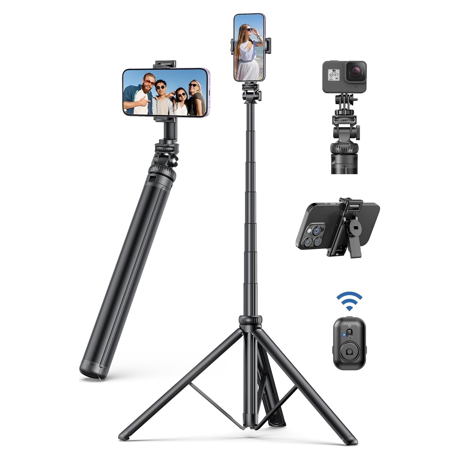 Trípode Extensible LDP 75" para Teléfono con Control Remoto