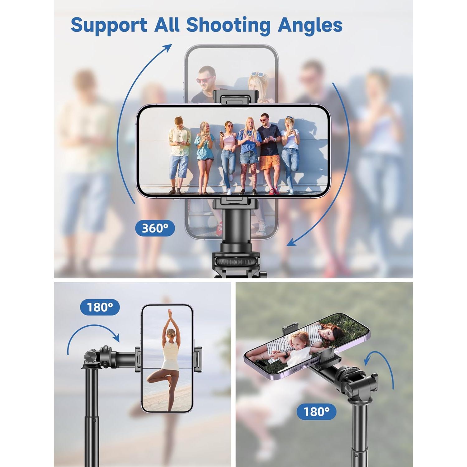 Trípode Extensible LDP 75" para Teléfono con Control Remoto