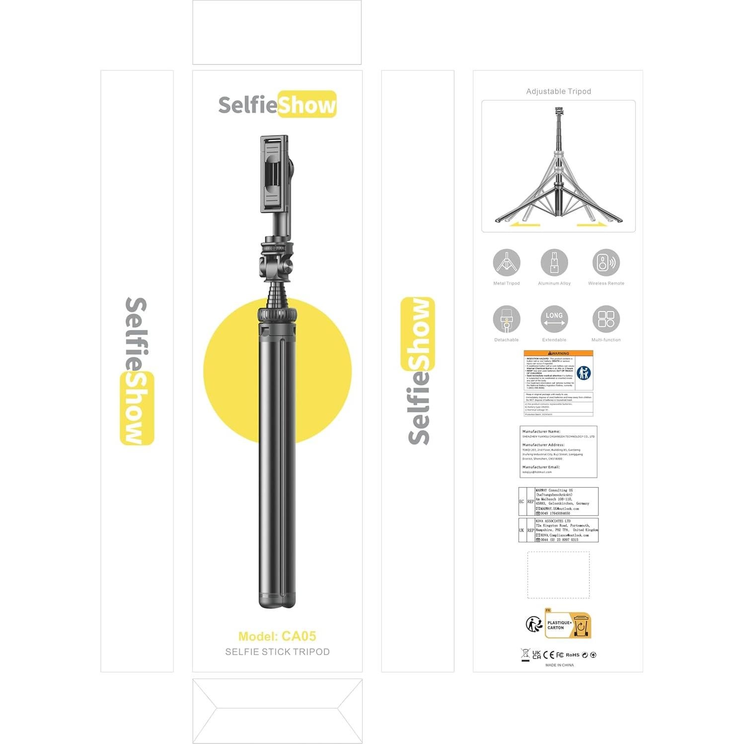 Trípode Extensible LDP 75" para Teléfono con Control Remoto