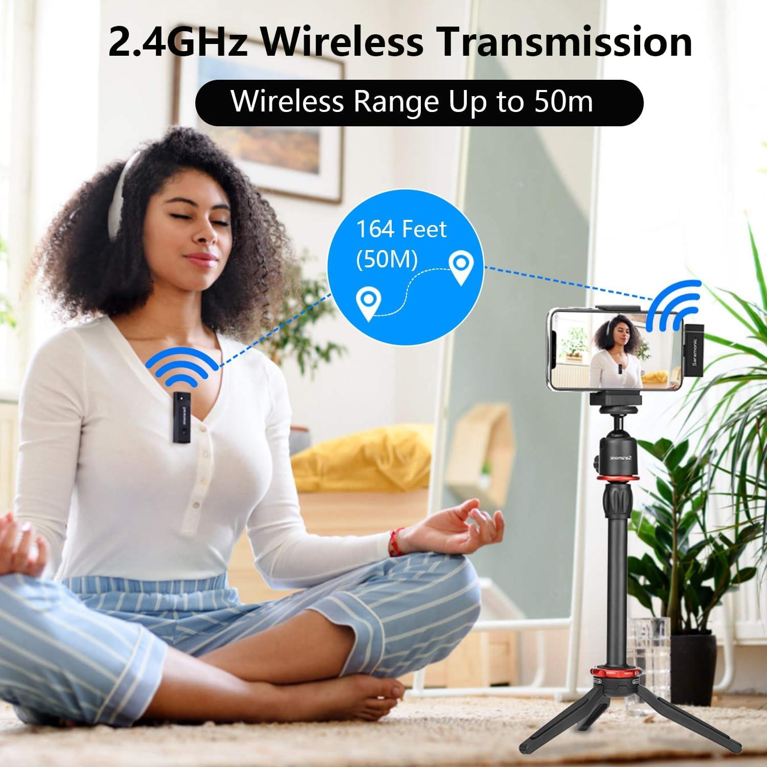 Micrófono Lavalier Inalámbrico Saramonic Lightning 10H