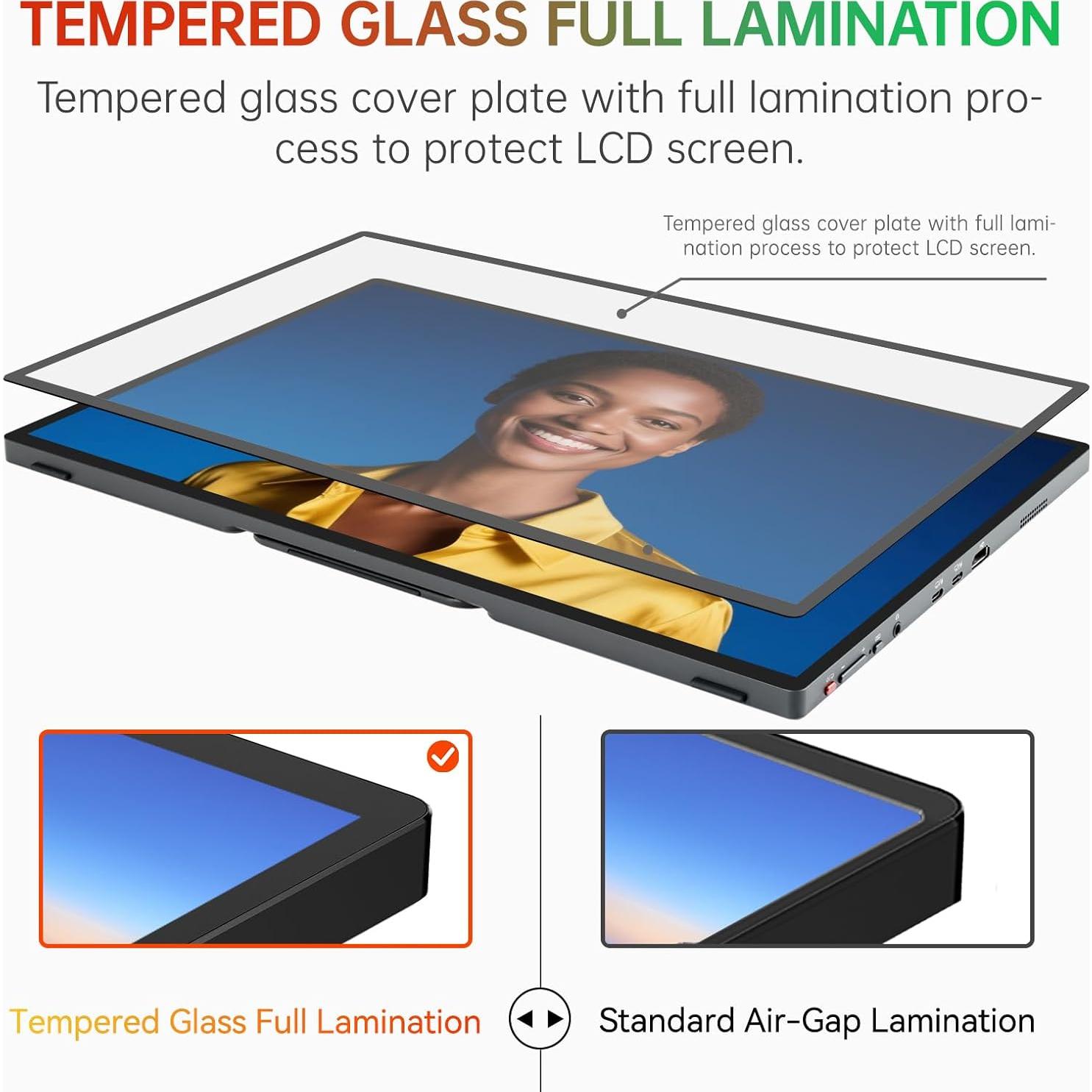 Monitor Portátil Intehill Q14ZA 14" 2.5K 2560x1600 HDMI