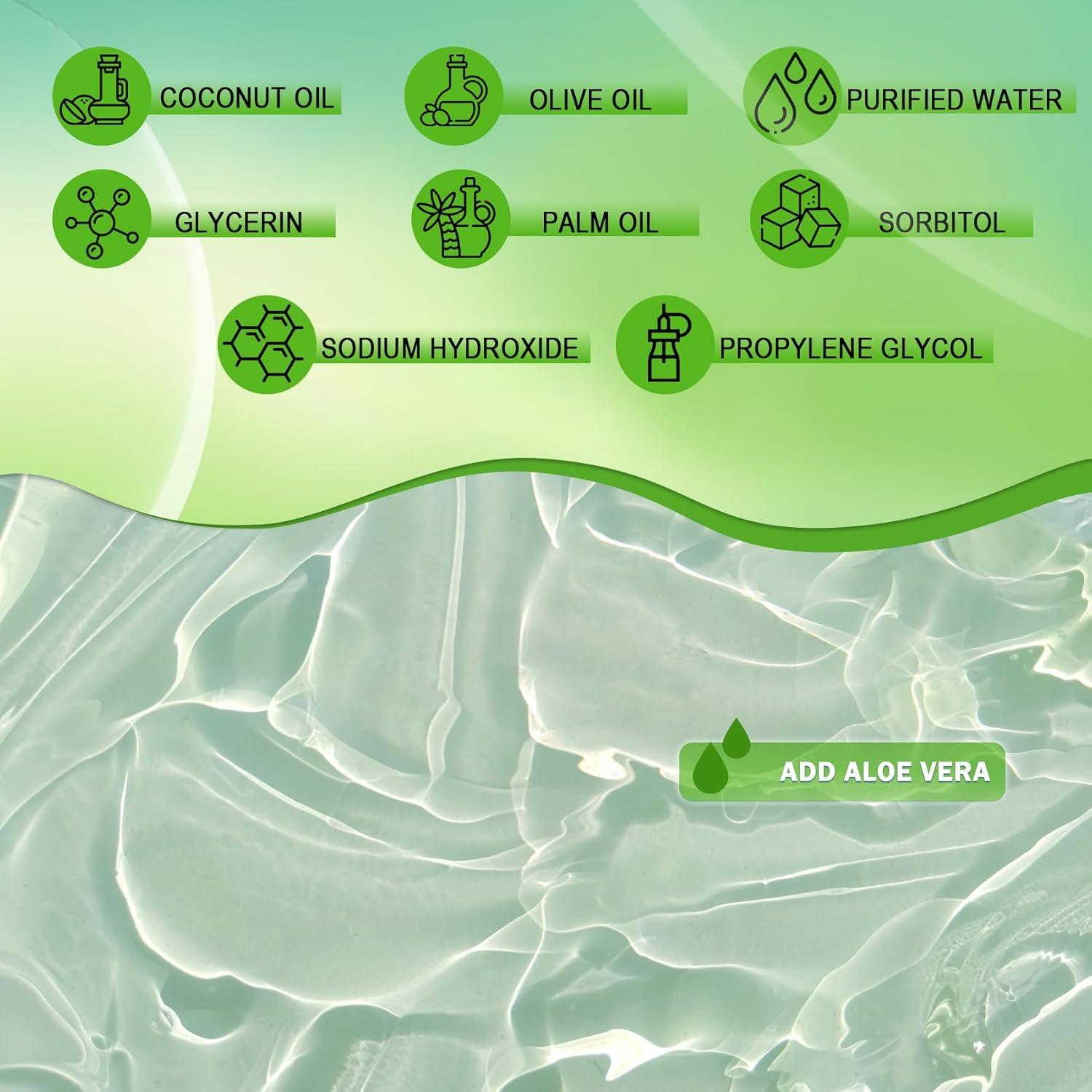 Base de Jabón de Glicerina EDSRDRUS 0.91 kg Aloe Vera