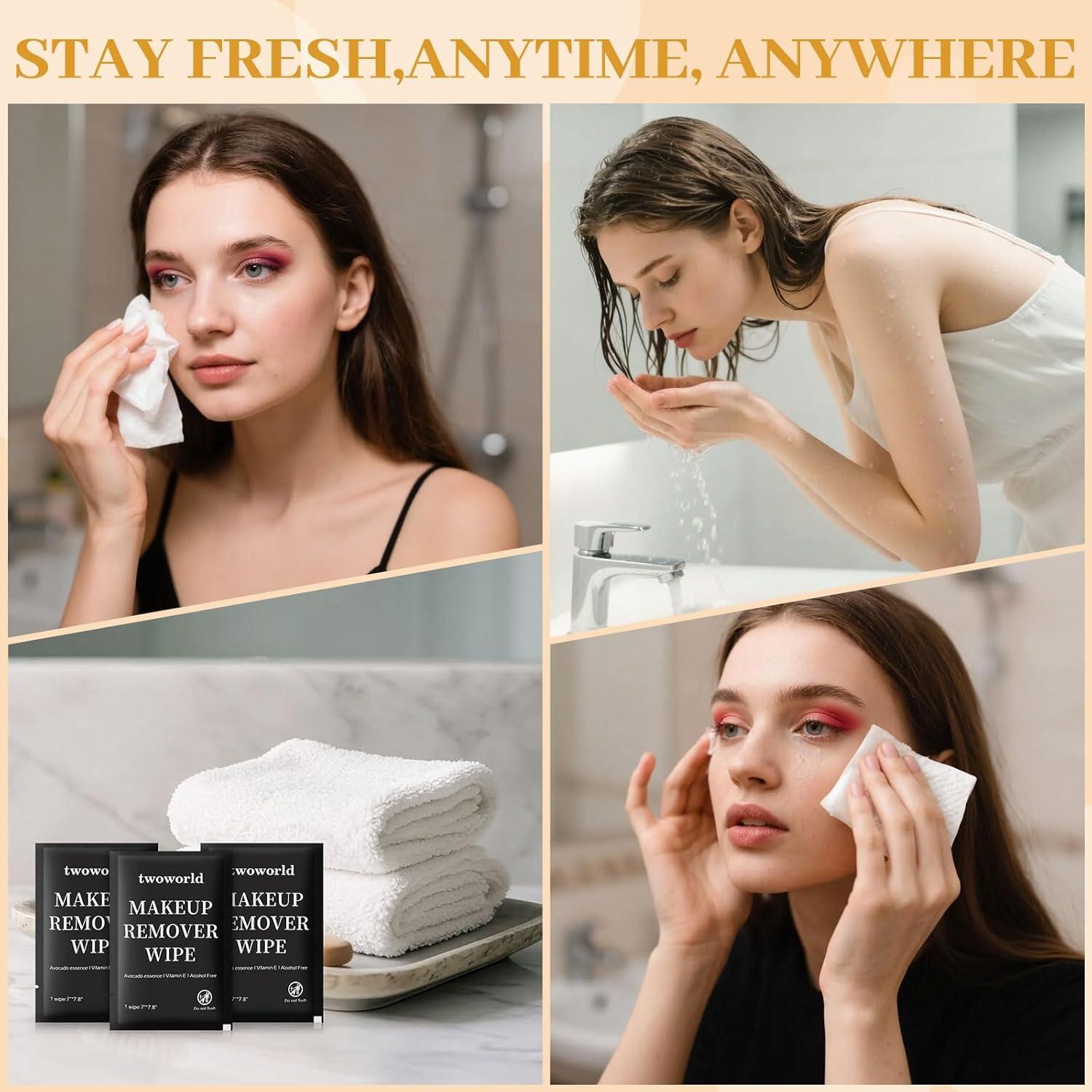 Toallitas Desmaquillantes Twoworld 150 Unidades Hidratantes