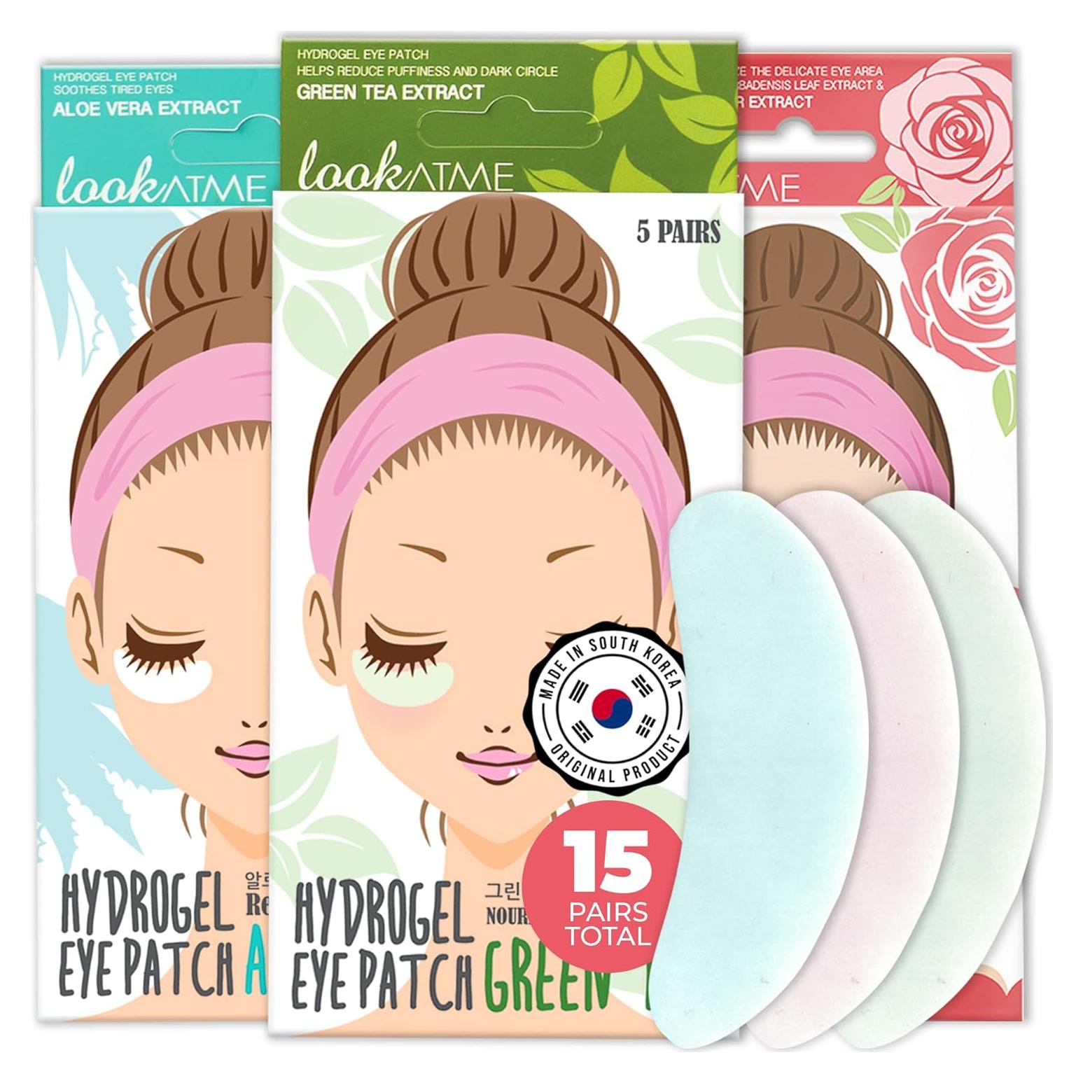 Parches para Ojos Hidrogel Look At Me - Combo 15 Pares