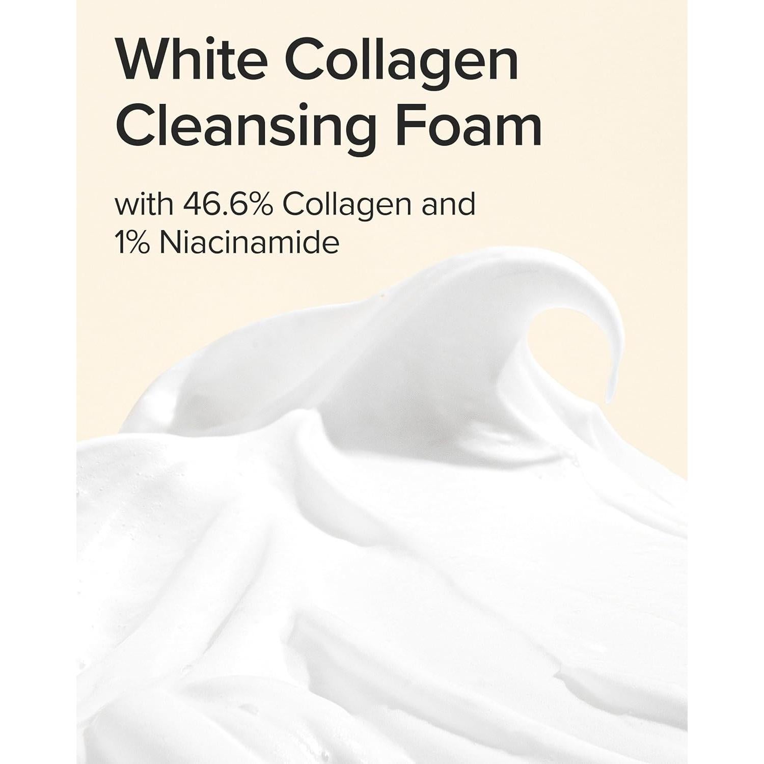 Espuma Limpiadora Mary&May Colágeno Blanco 360g Dúo Hidratante