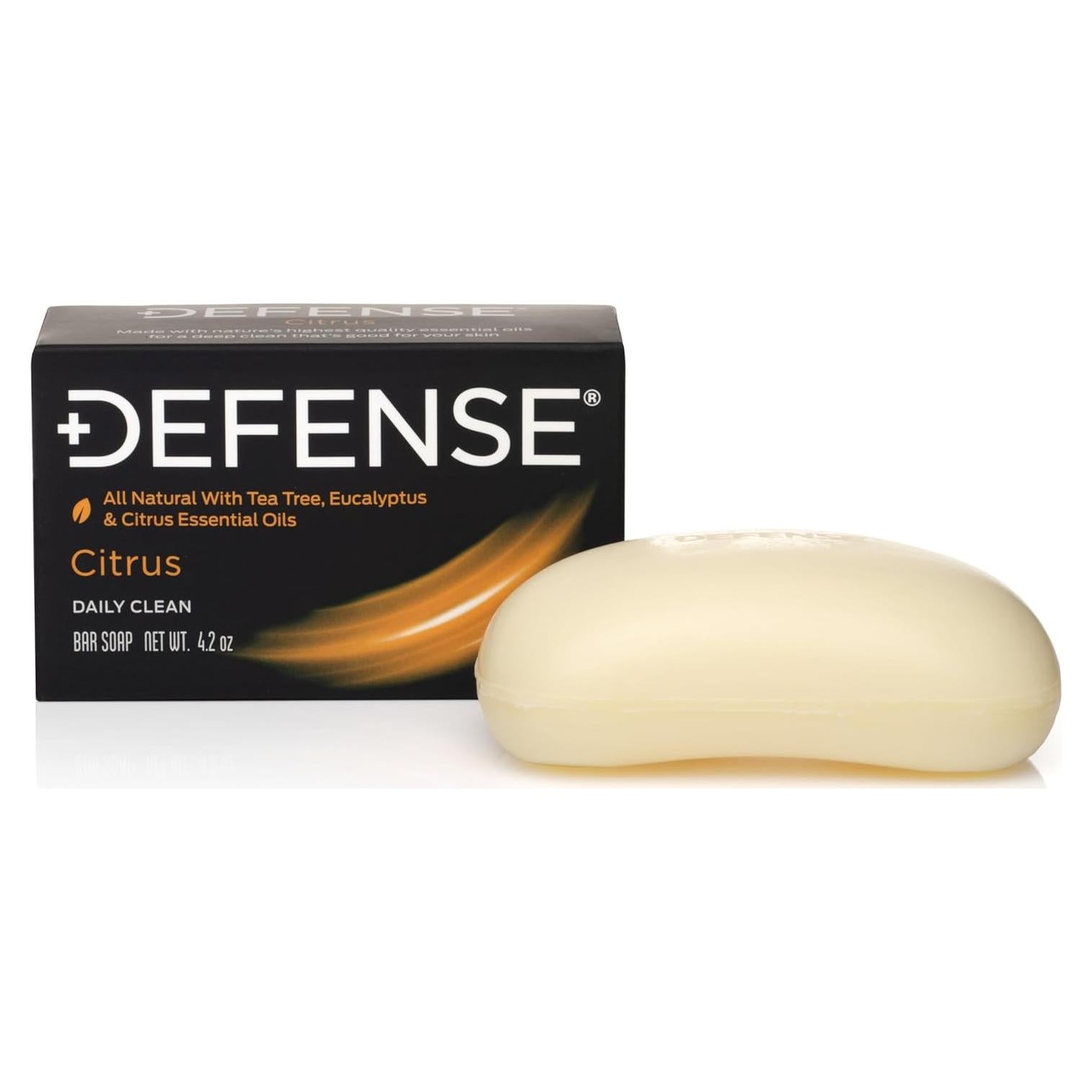 Jabón de Barra Cítrico Defense Soap 119g - Natural y Antifúngico