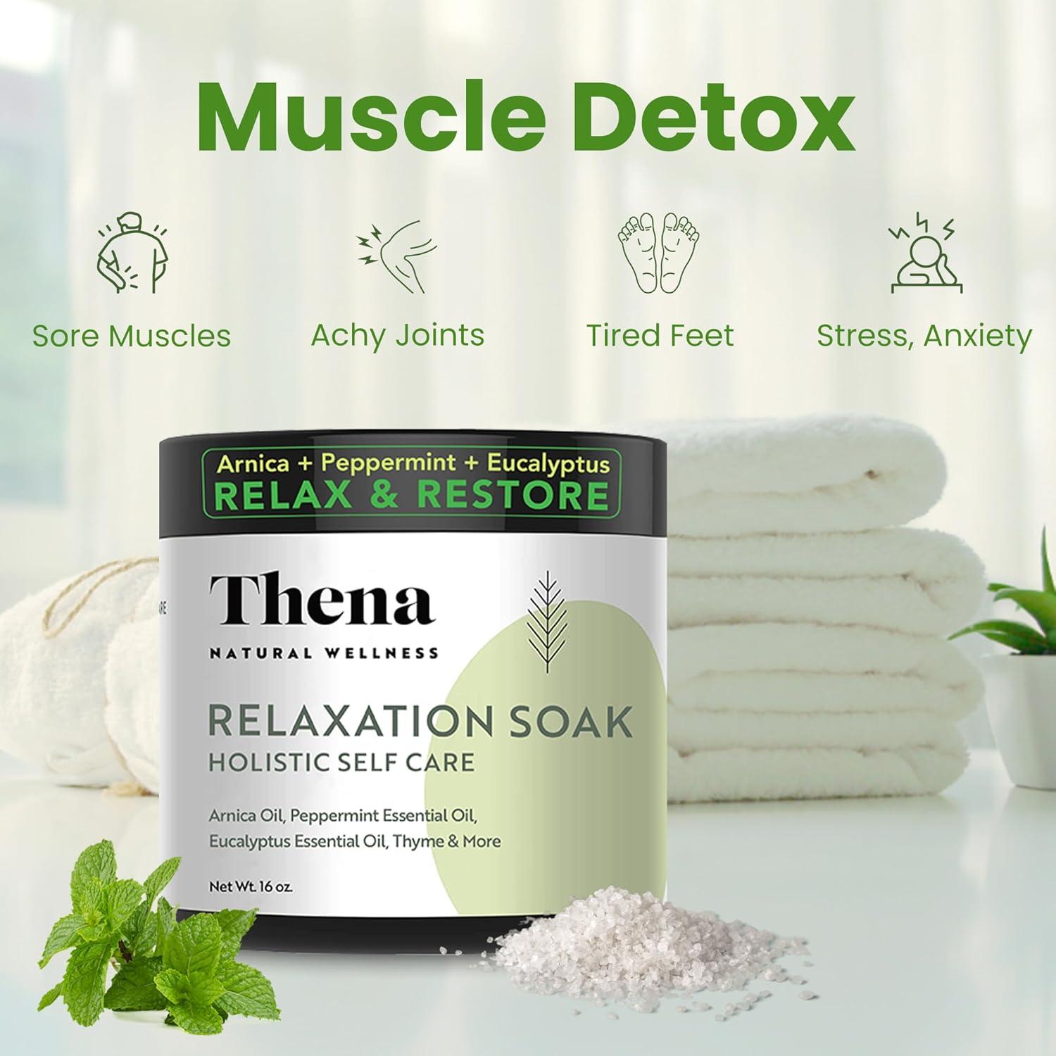 Baño Relajante Orgánico Thena Eucalipto y Menta 500g