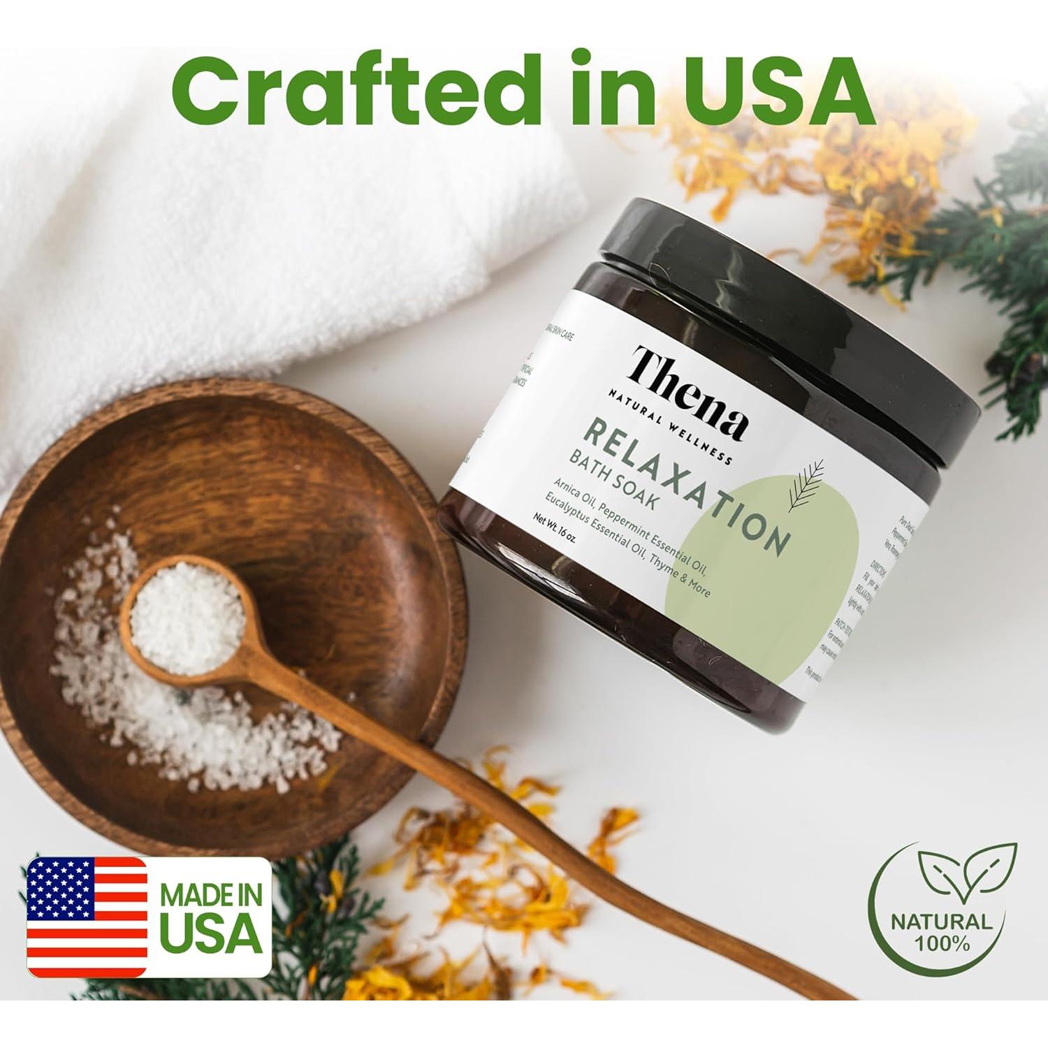 Baño Relajante Orgánico Thena Eucalipto y Menta 500g