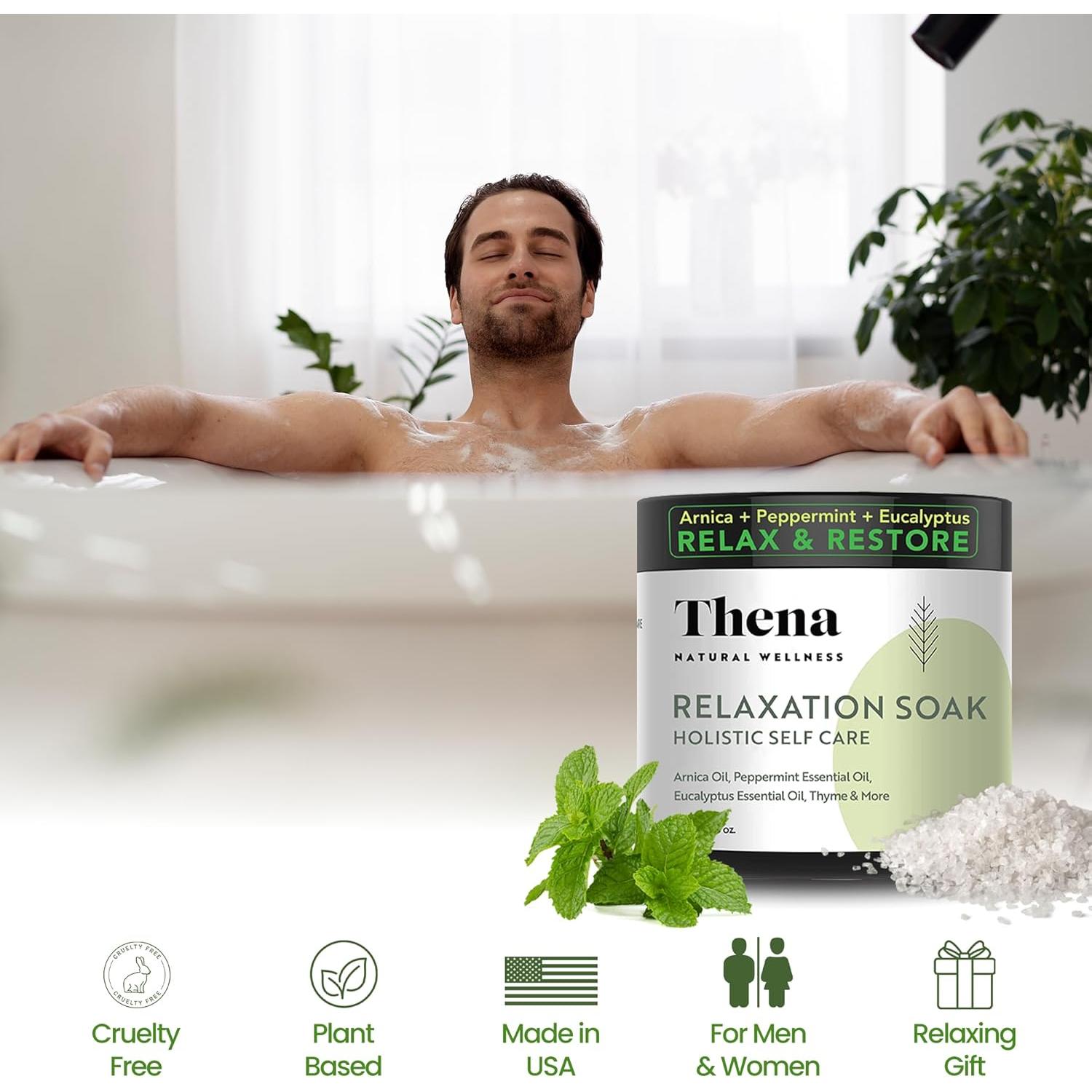 Baño Relajante Orgánico Thena Eucalipto y Menta 500g