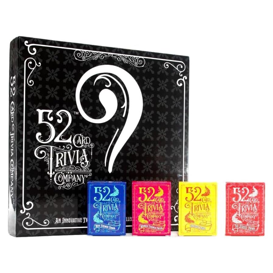 Juego de Trivia de 52 Cartas - Edición Noche de Juegos - 4 Categorías