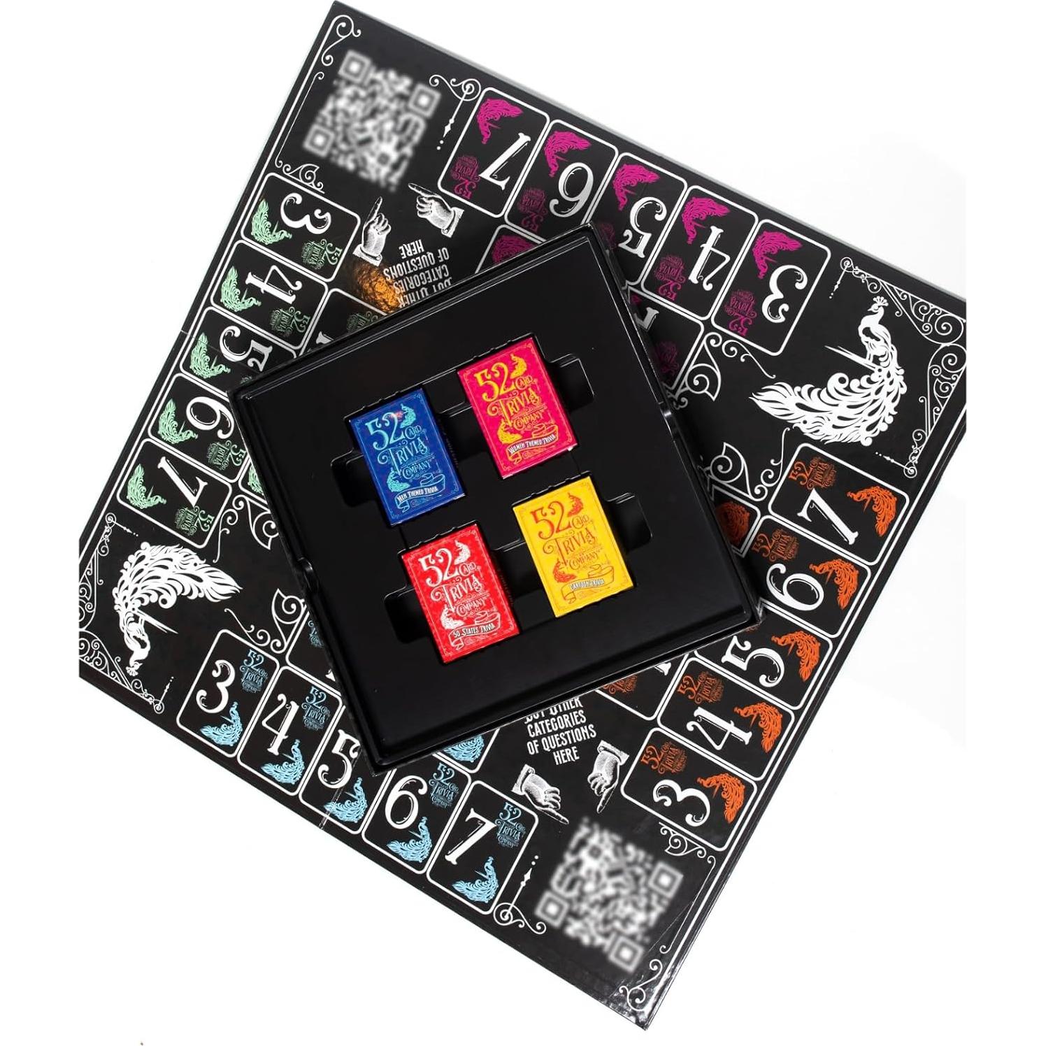 Juego de Trivia de 52 Cartas - Edición Noche de Juegos - 4 Categorías