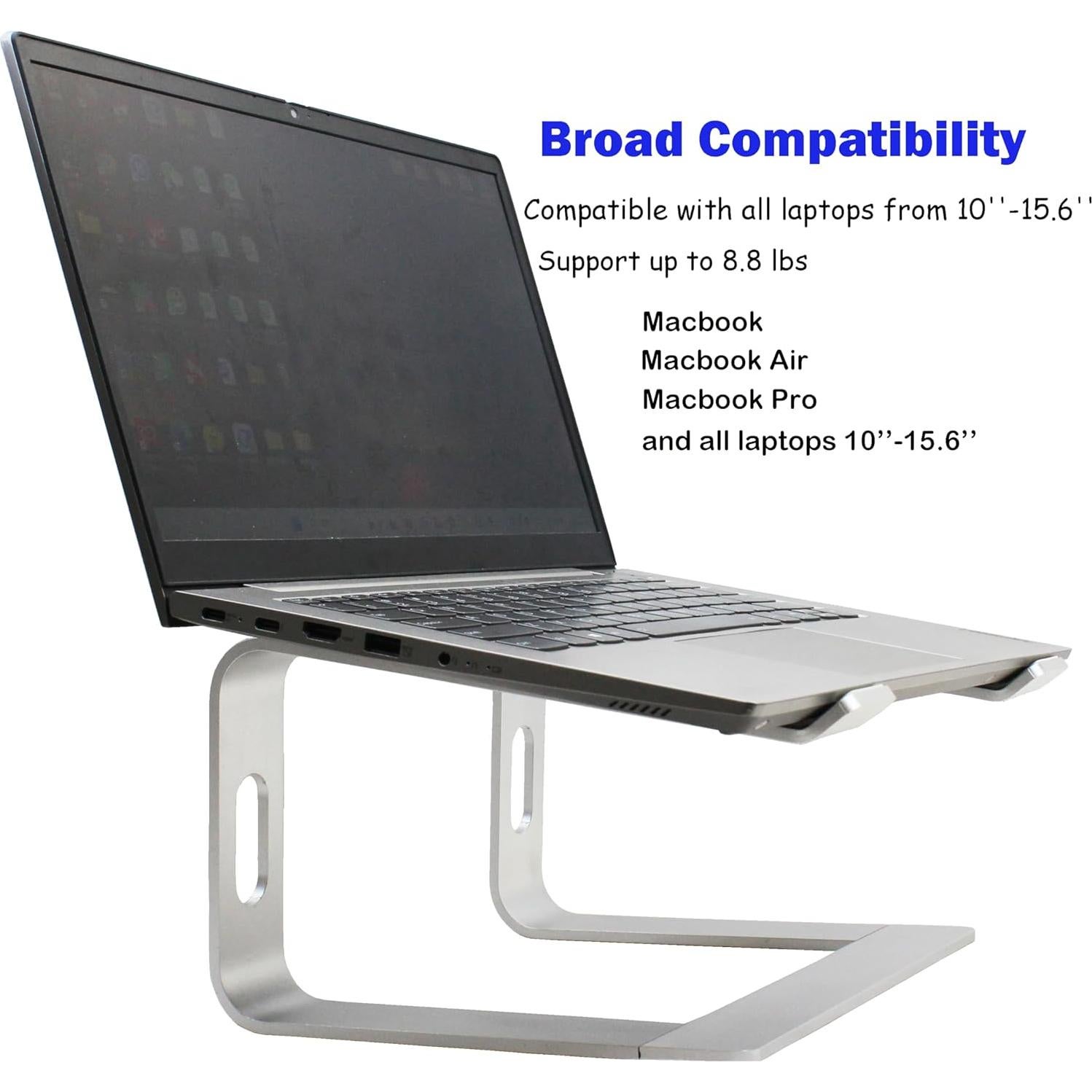 Soporte Elevador de Aluminio YHXCUIER para Laptop 10-15.6"