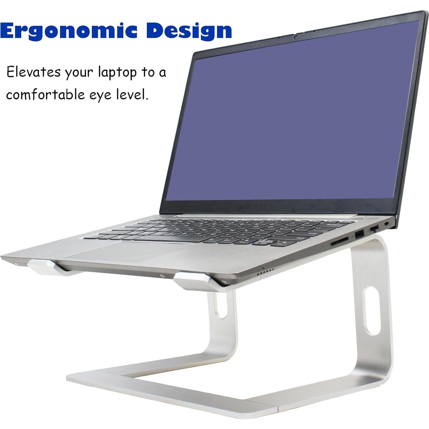 Soporte Elevador de Aluminio YHXCUIER para Laptop 10-15.6"