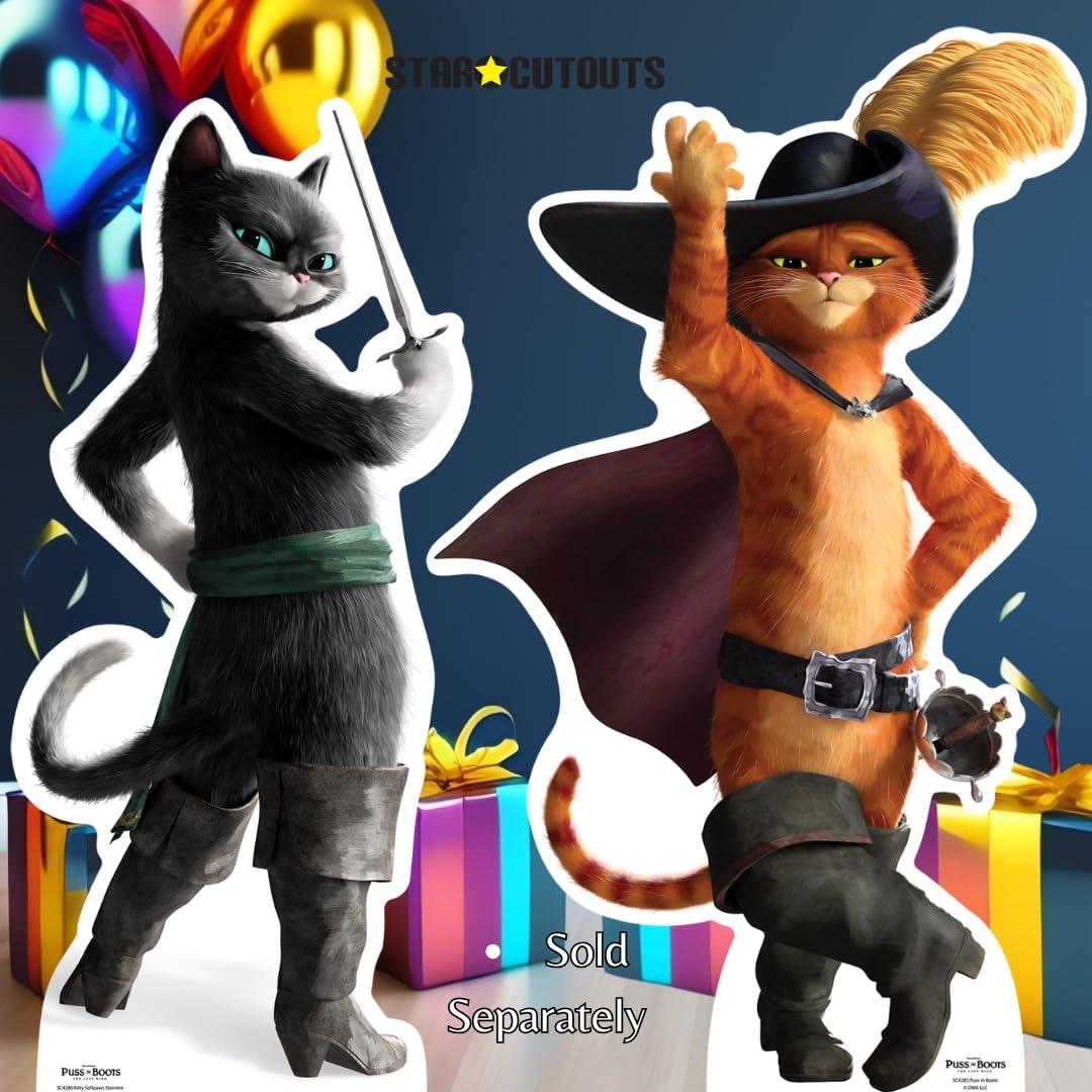 Recorte de Cartón Gato Patitas Suaves Star Cutouts 88.9x40.9cm