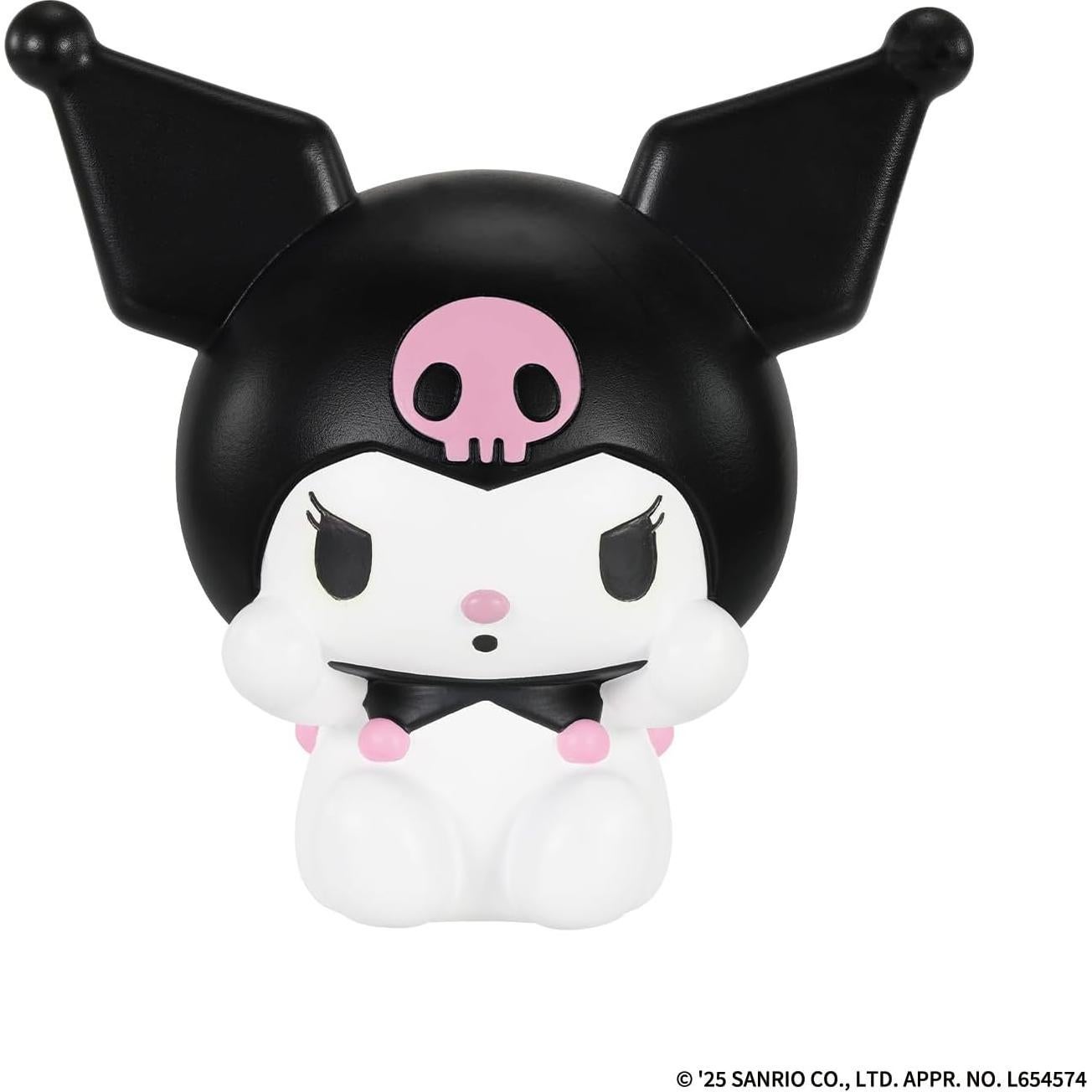 Figurita de Vinilo SOFMALLOW Kuromi BANDAI 107 mm