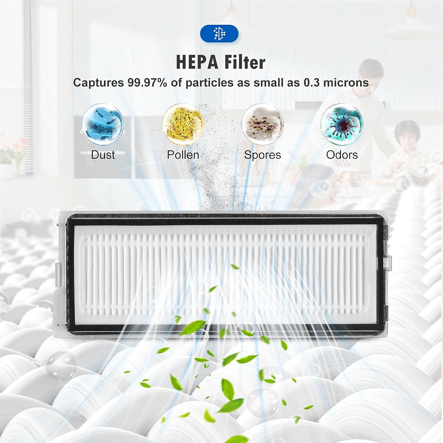 22 Accesorios de Reemplazo AnDongo para Roborock Qrevo S/Pro/Plus/MaxV