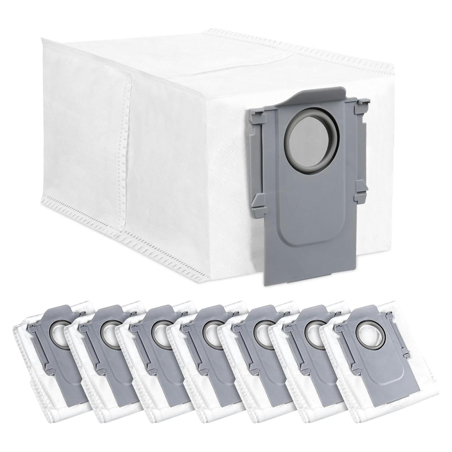 8 Bolsas de Polvo Roborock Q Revo/Saros 10 - Capacidad 2.7L
