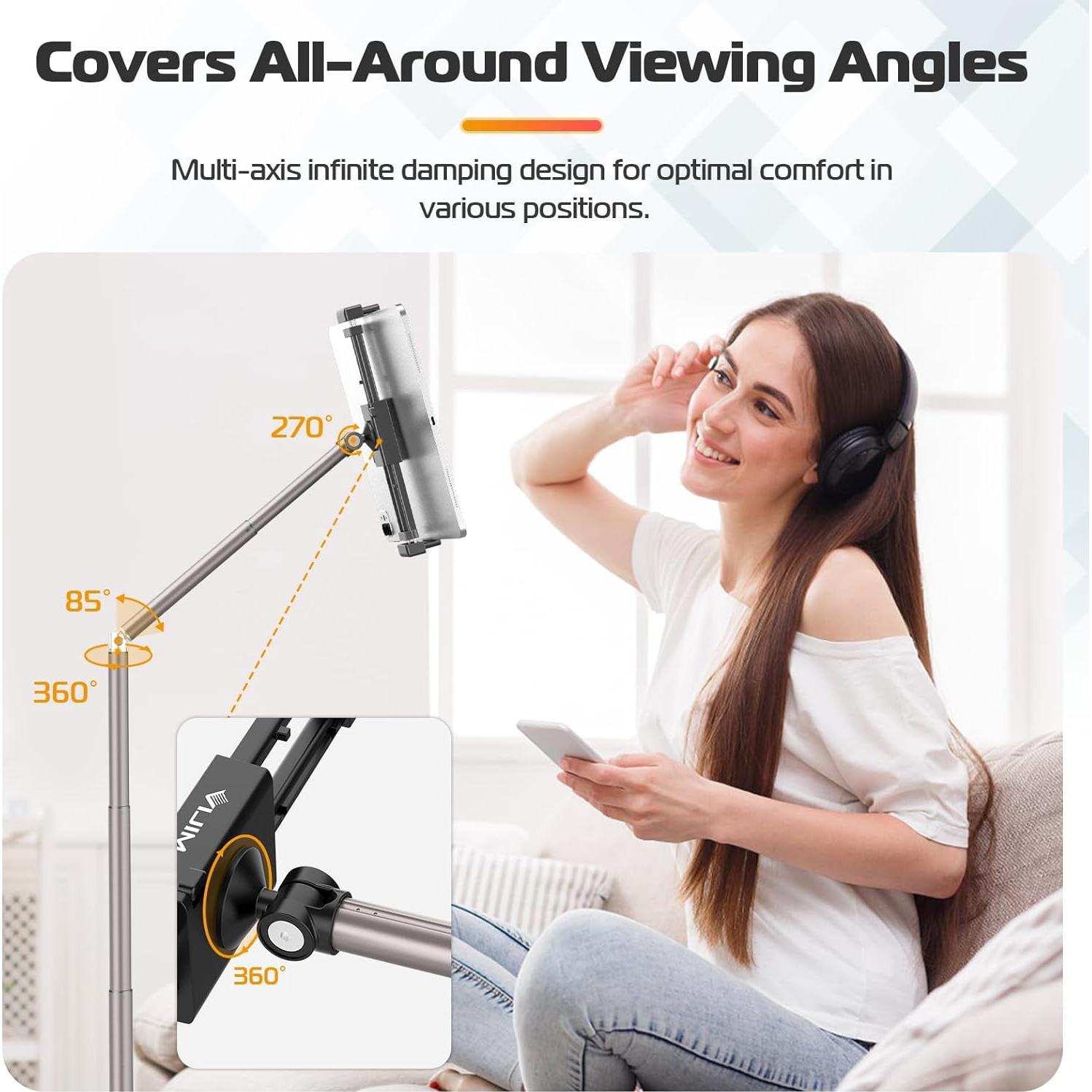 Soporte de Piso para Tablet VIJIM TS002 Ajustable 130 cm