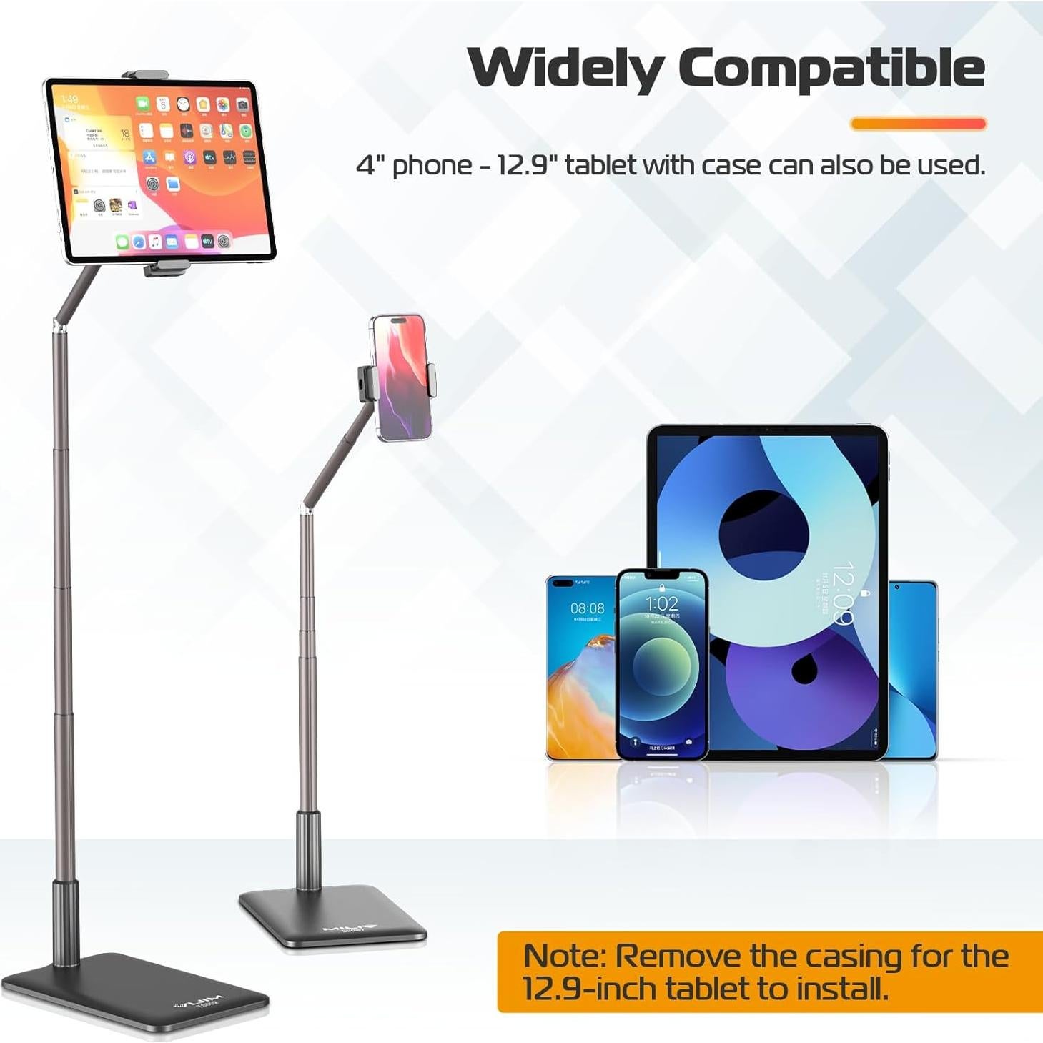 Soporte de Piso para Tablet VIJIM TS002 Ajustable 130 cm