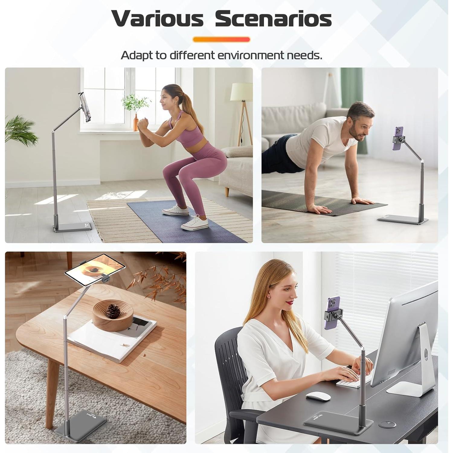 Soporte de Piso para Tablet VIJIM TS002 Ajustable 130 cm