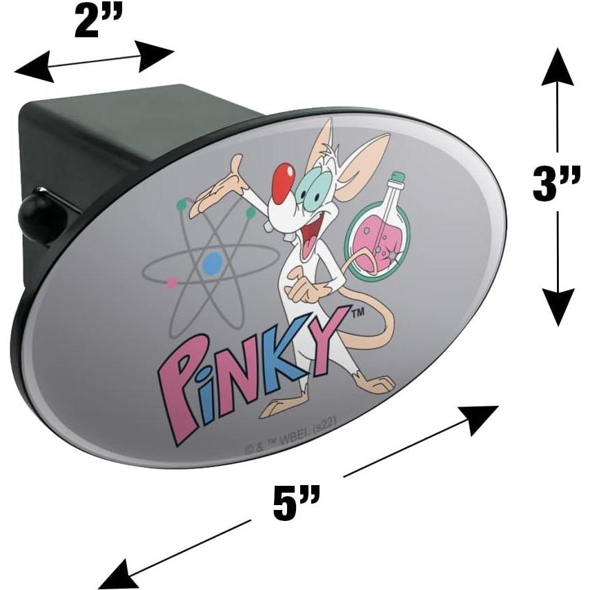 Cubierta de Enganche Ovalada Pinky y el Cerebro 2" Graphics & More