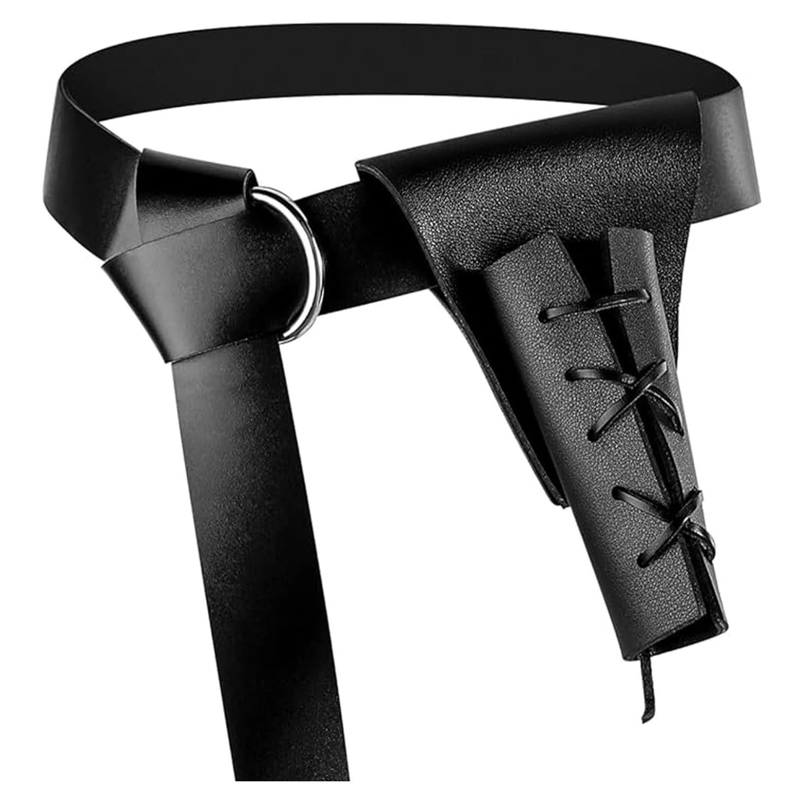 Funda de Espada Medieval y Cinturón de Cuero PU SUMGOGO