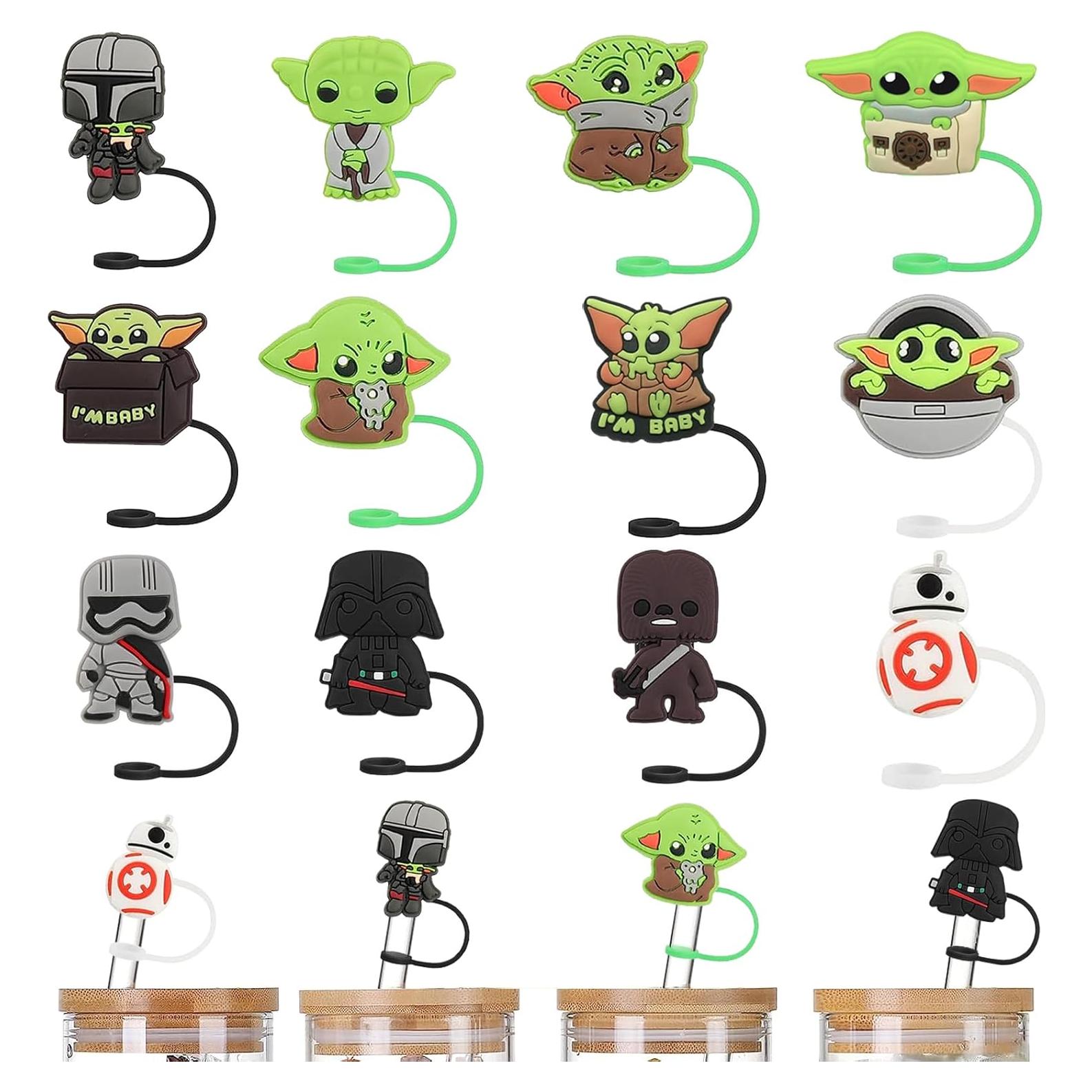 Cubiertas de Pajitas de Guerras Espaciales BonneChance 12 Pcs