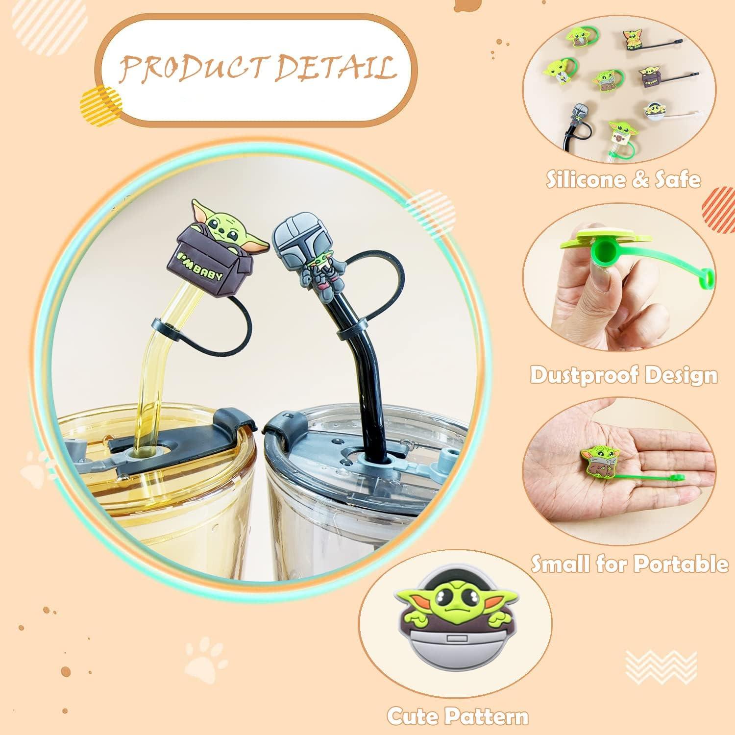 Cubiertas de Pajitas de Guerras Espaciales BonneChance 12 Pcs