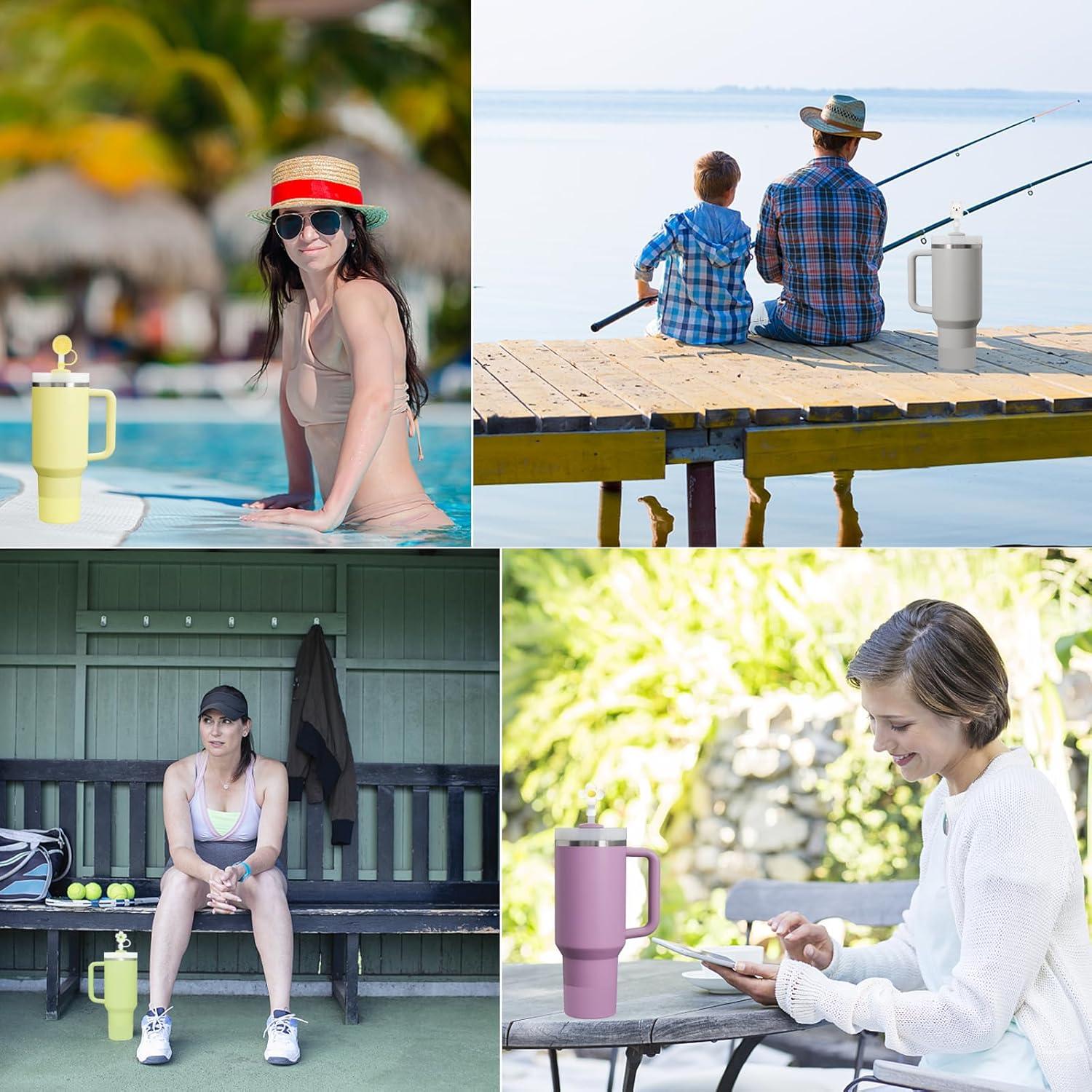 Juego de Accesorios BonneChance para Stanley Cup 9 Piezas Lila