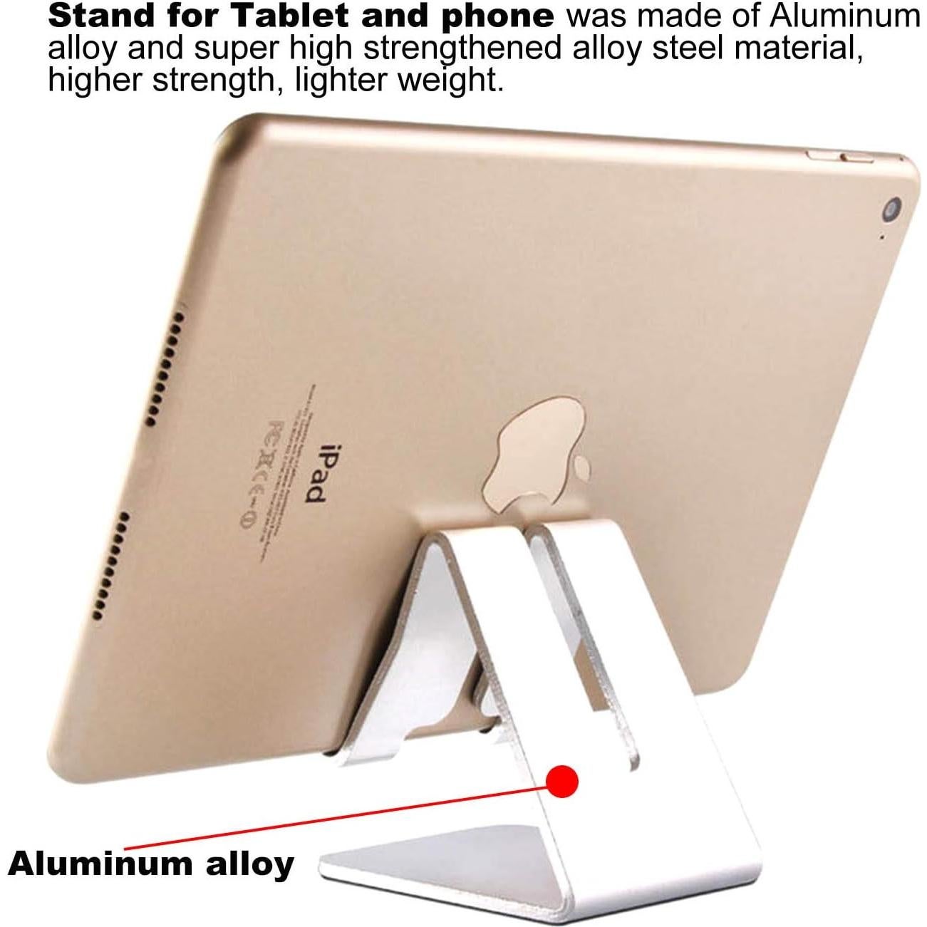 Soporte de Escritorio para Tablet y Teléfono iBarbe Oro