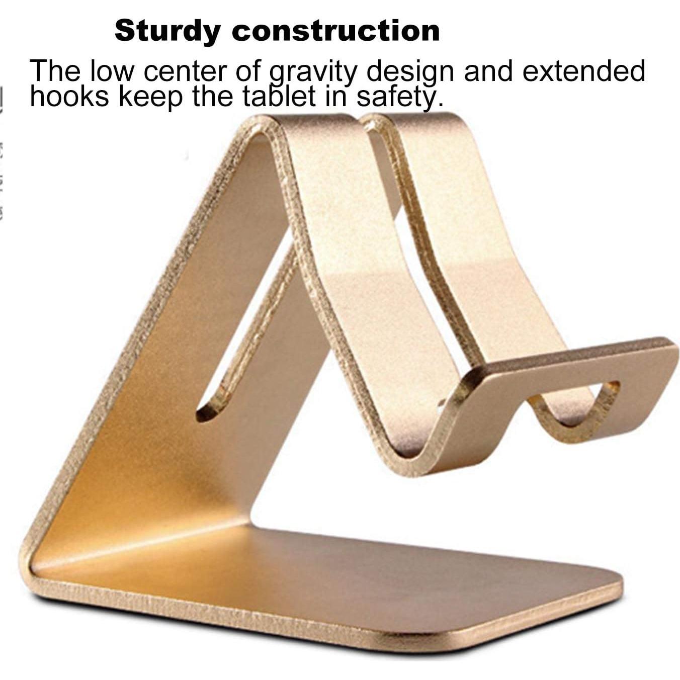 Soporte de Escritorio para Tablet y Teléfono iBarbe Oro