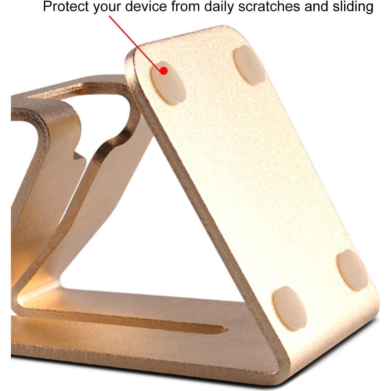 Soporte de Escritorio para Tablet y Teléfono iBarbe Oro