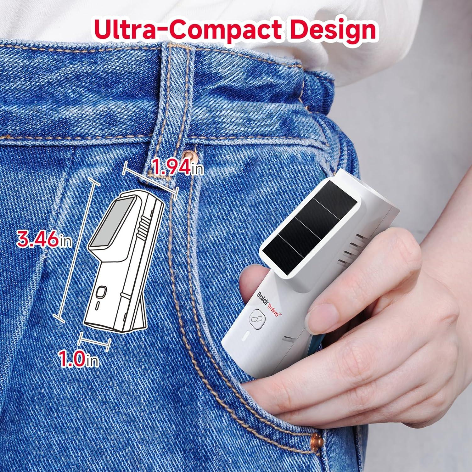 Termómetro y Higrómetro Bluetooth BaldrTherm Solar 1paquete