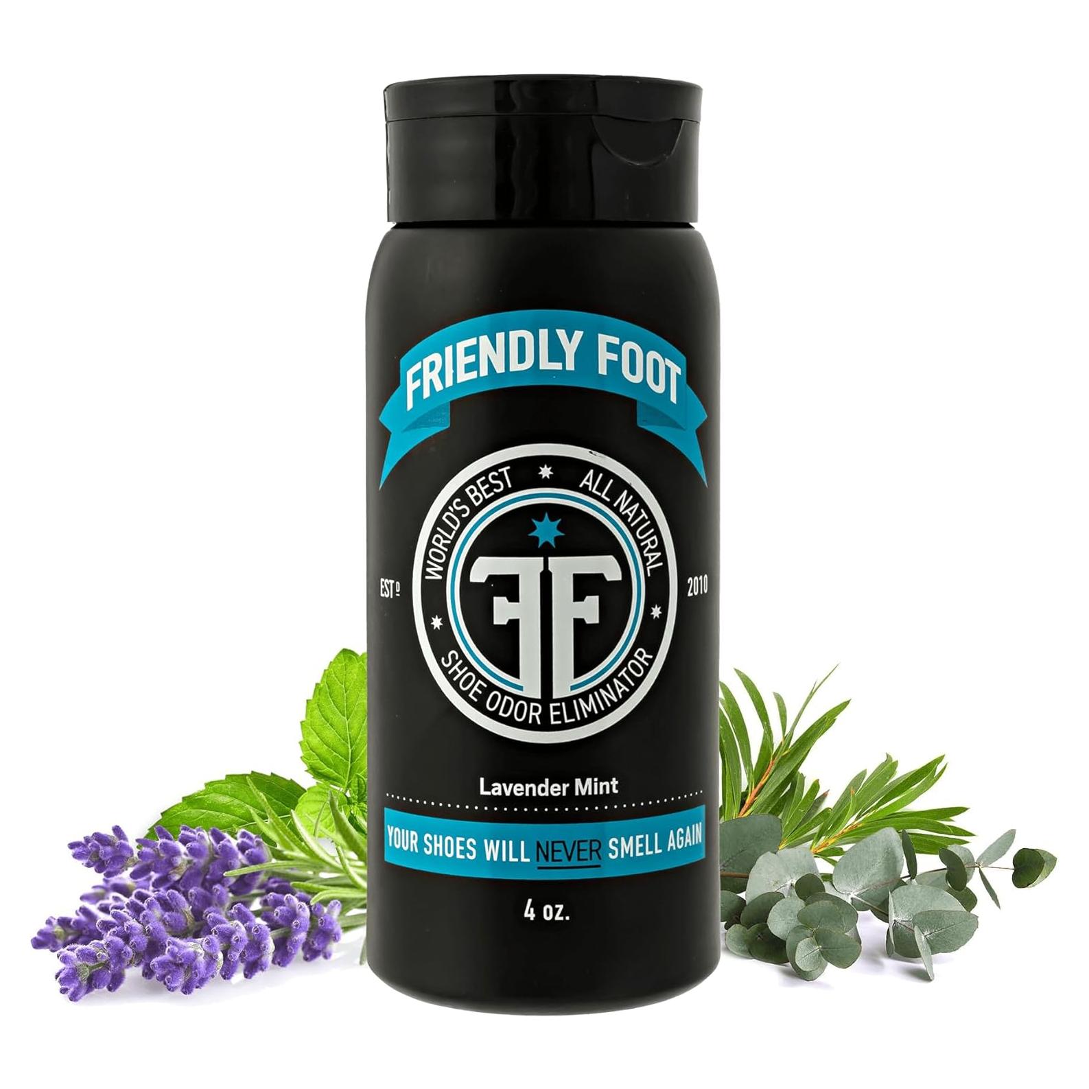 Polvo Desodorante Natural para Pies Friendly Foot 113g Aroma Lavanda