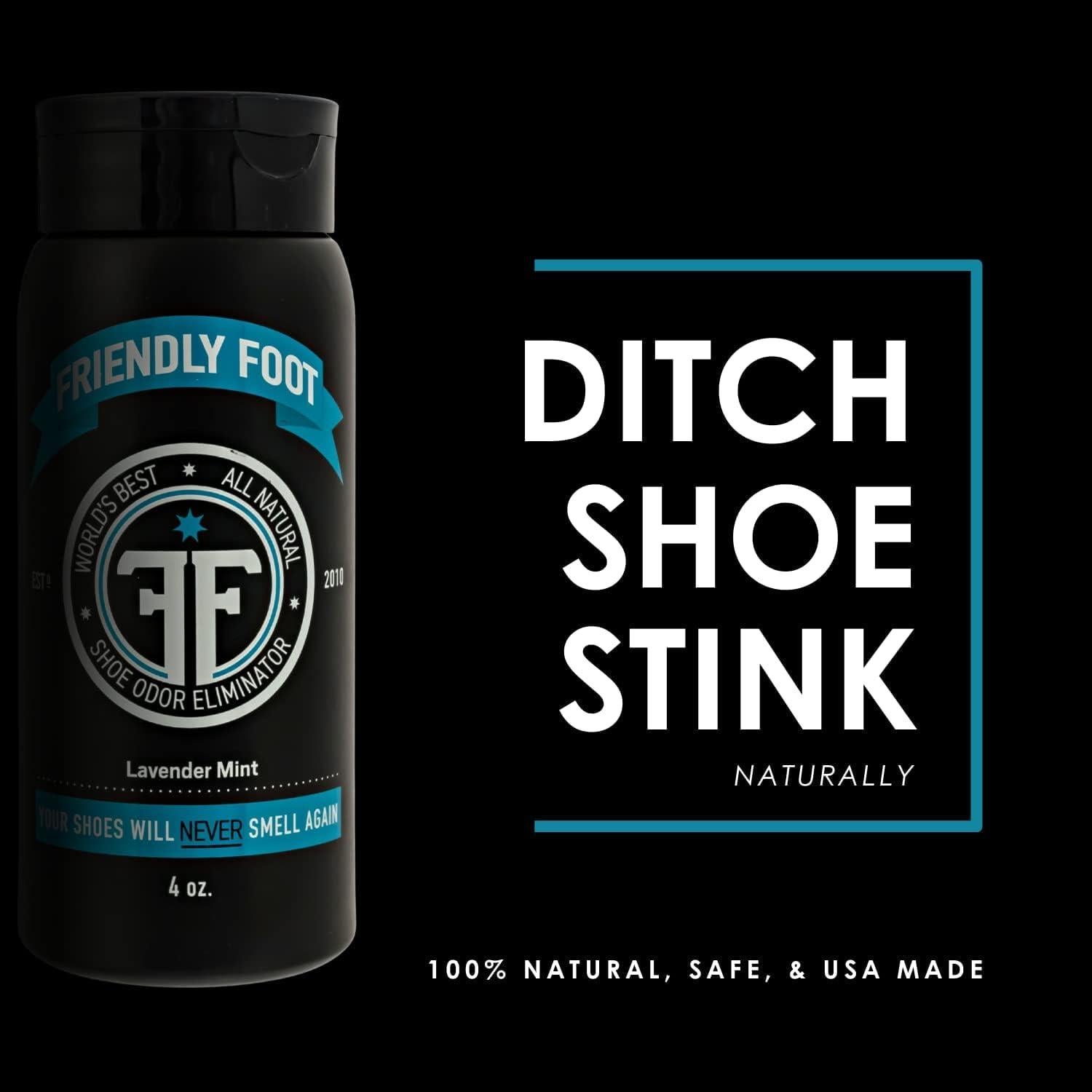 Polvo Desodorante Natural para Pies Friendly Foot 113g Aroma Lavanda